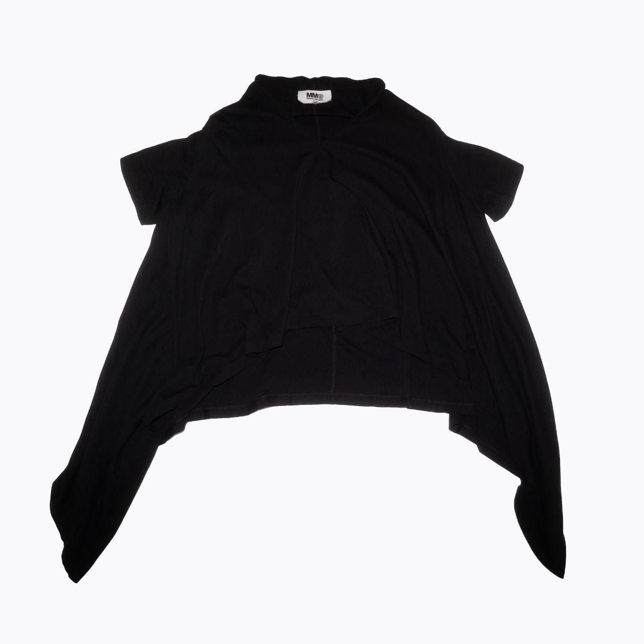 MM6 MM6 Maison Margiela Women's Black T-shirt Size S / US 4 / IT 40 - 1 Thumbnail