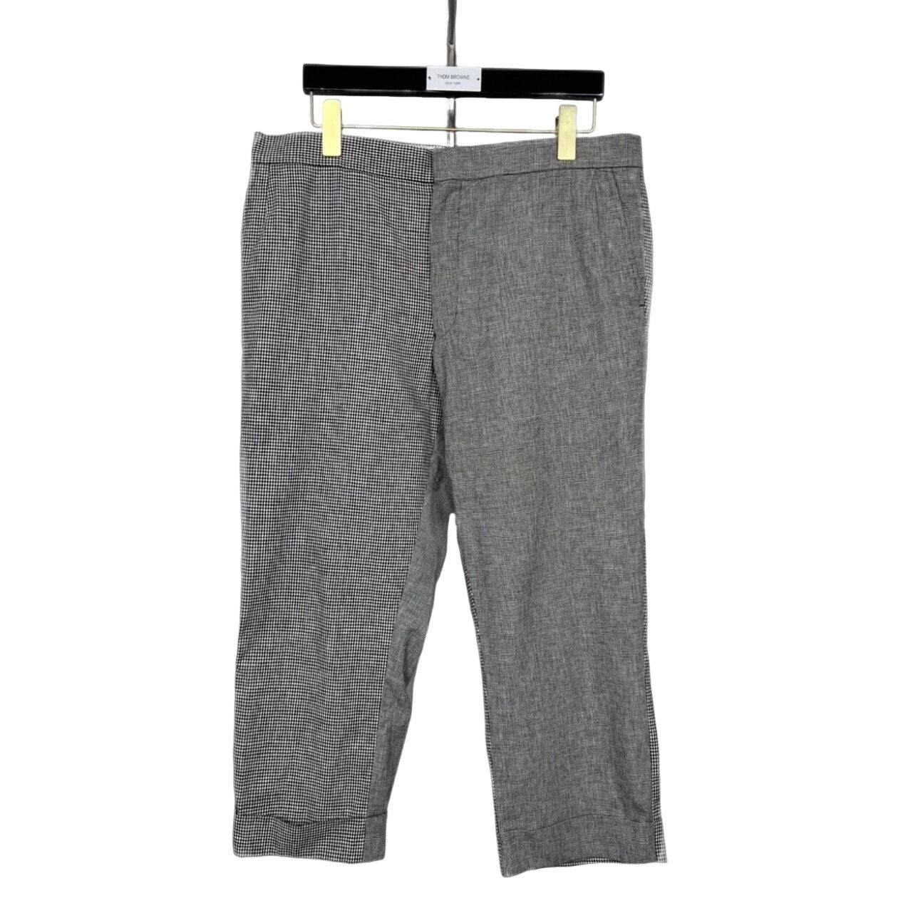 Thom Browne Thom Browne Checked Linen Cotton Casual Pants 4 Size US 36 / EU 52 - 1 Thumbnail