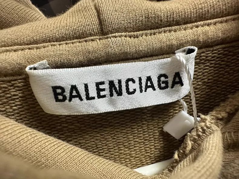 Balenciaga Balenciaga Wheat Pattern Hooded Sweatshirt, Size XS Size US XS / EU 42 / 0 - 3 Thumbnail