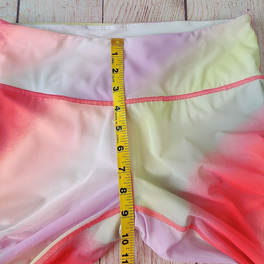 Victoria's Secret Victoria Sport Knockout Cali Haze Rainbow Mesh Tights sz M Size 30" / US 8 / IT 44 - 4 Thumbnail