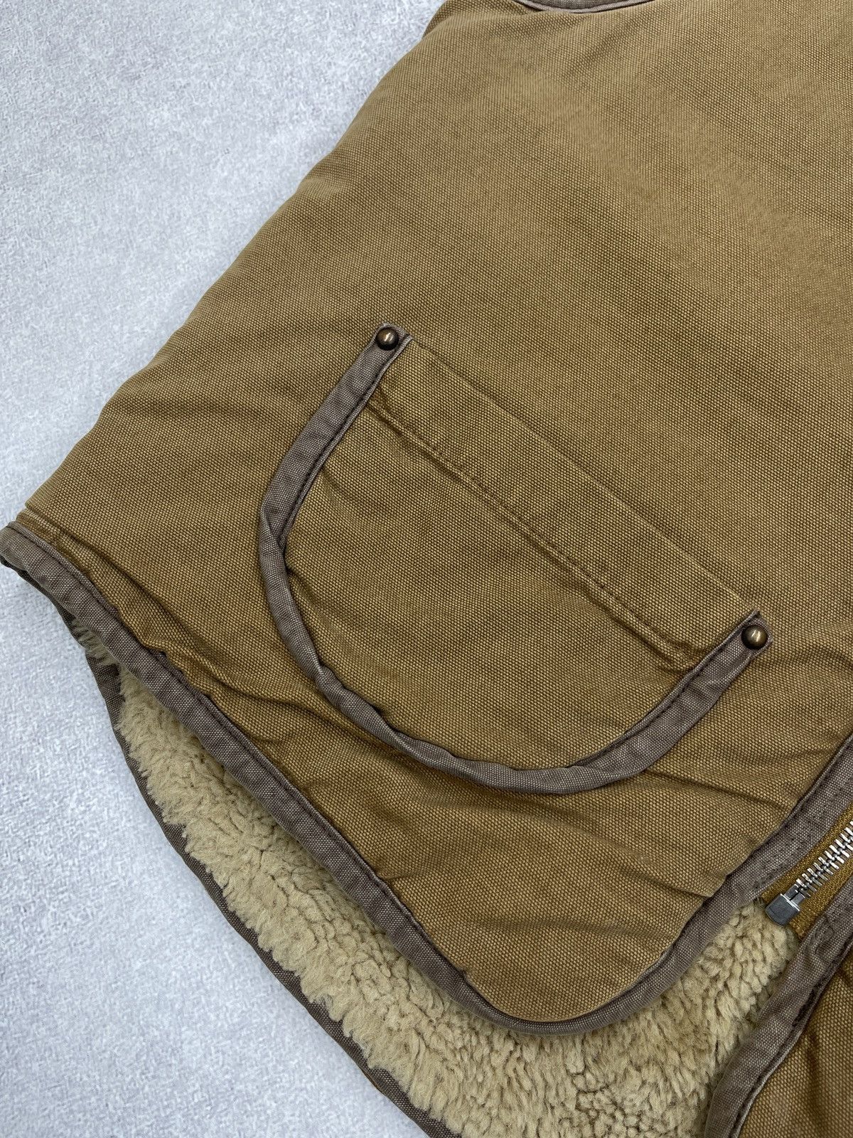 Diesel Vintage Diesel Workwear Vest Deep Pile Beige Made in Italy Size US L / EU 52-54 / 3 - 6 Thumbnail