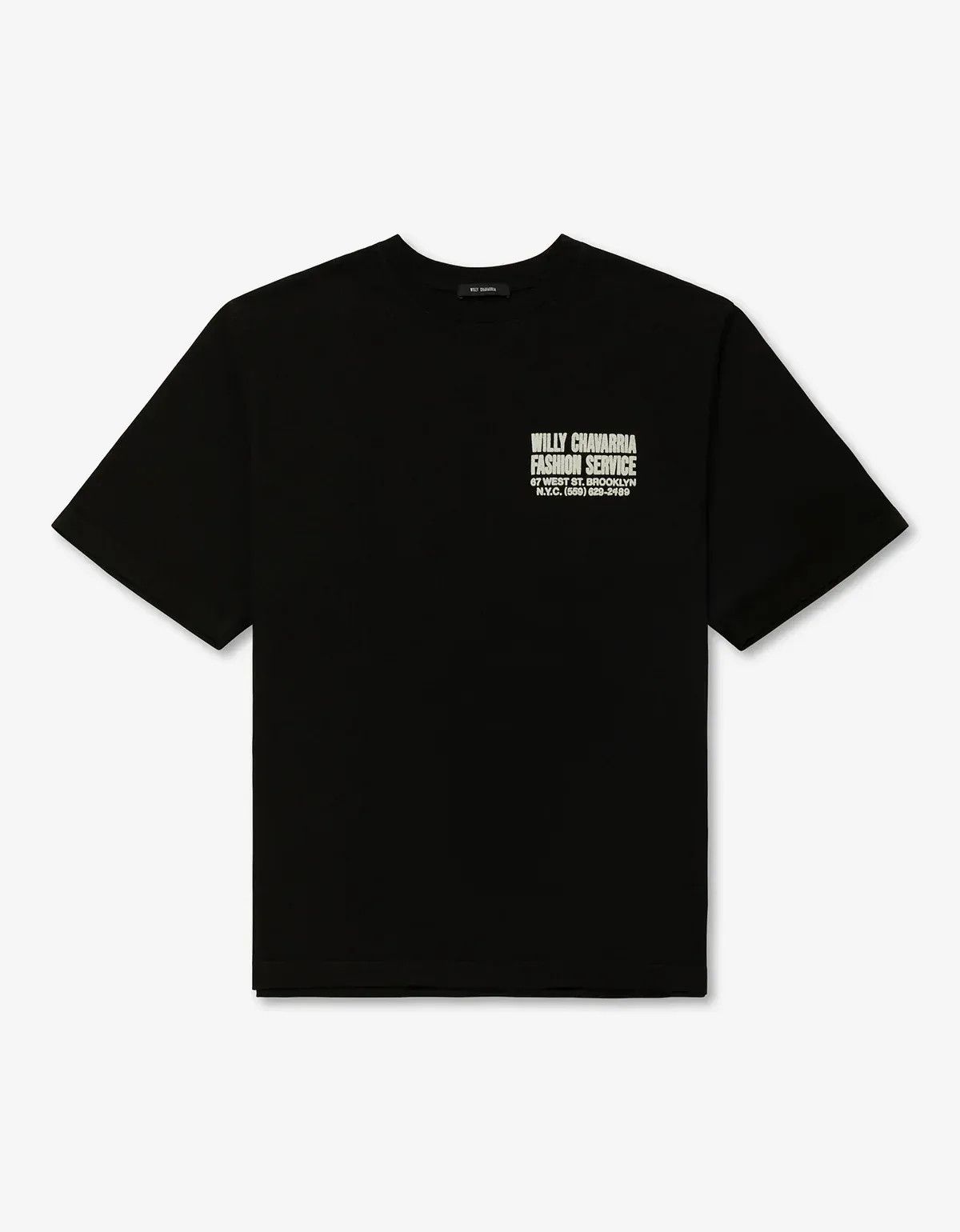 Willy Chavarria Willy Chavarria Black Fashion Services T-Shirt Size US L / EU 52-54 / 3 - 1 Thumbnail