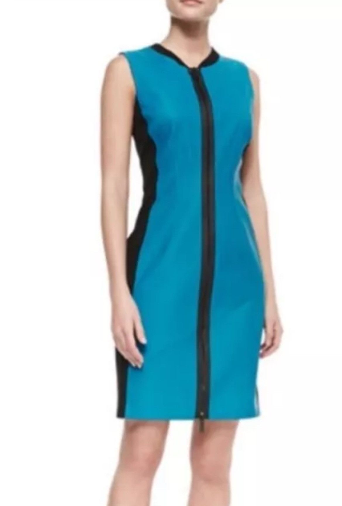 Elie Tahari Elle Thari Mila lambskin leather dress Size M / US 6-8 / IT 42-44 - 7 Thumbnail