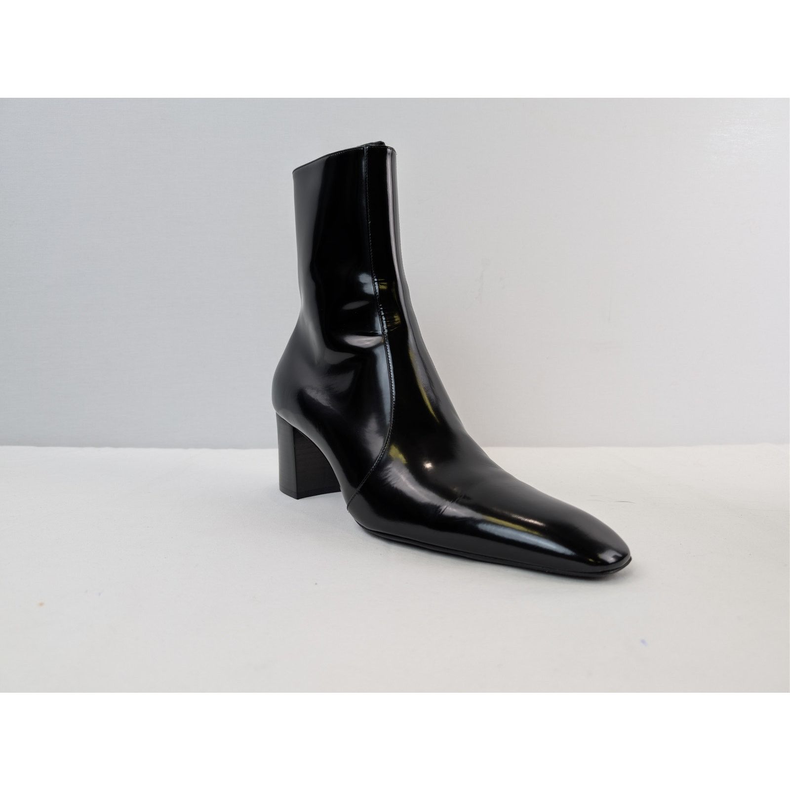 Saint Laurent Paris o1rshd1 / 555 / XIV 70 Zipped Boots in Black Size US 8.5 / EU 41-42 - 2 Thumbnail