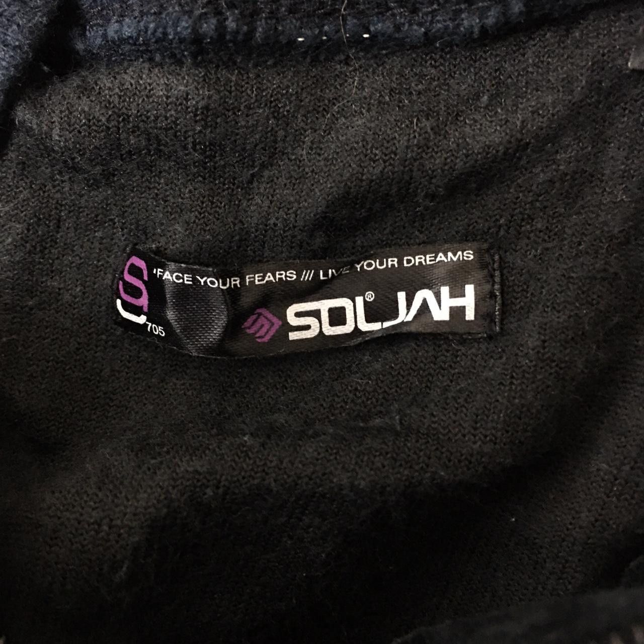 Vintage Vtg SOLJAH SKATEBOARD Hip Hop Side Logo Jacket Sweater Size US L / EU 52-54 / 3 - 3 Thumbnail