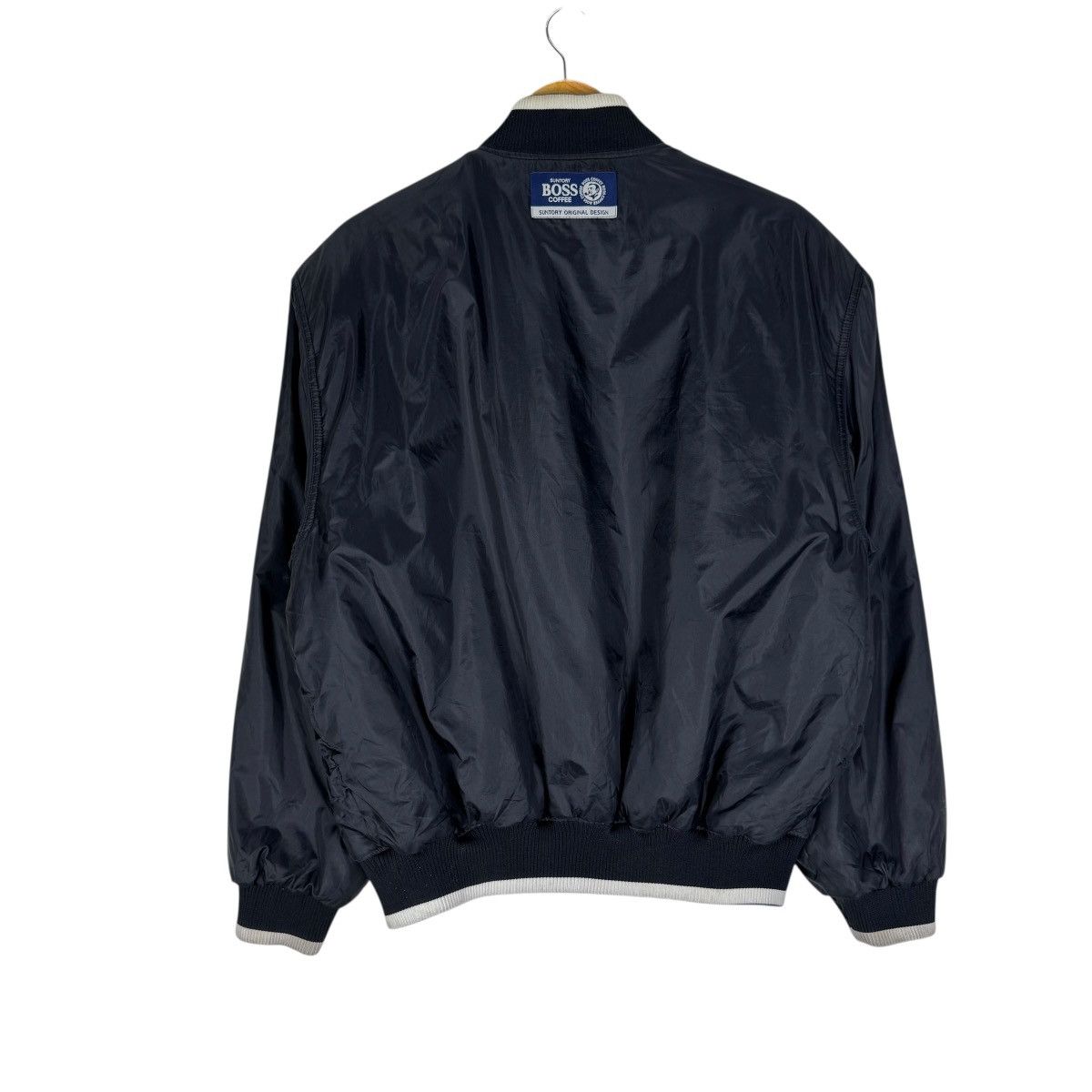 Japanese Brand ⚡️SUNTORY BOSS COFFEE REVERSIBLE BOMBER JACKET Size US L / EU 52-54 / 3 - 15 Thumbnail