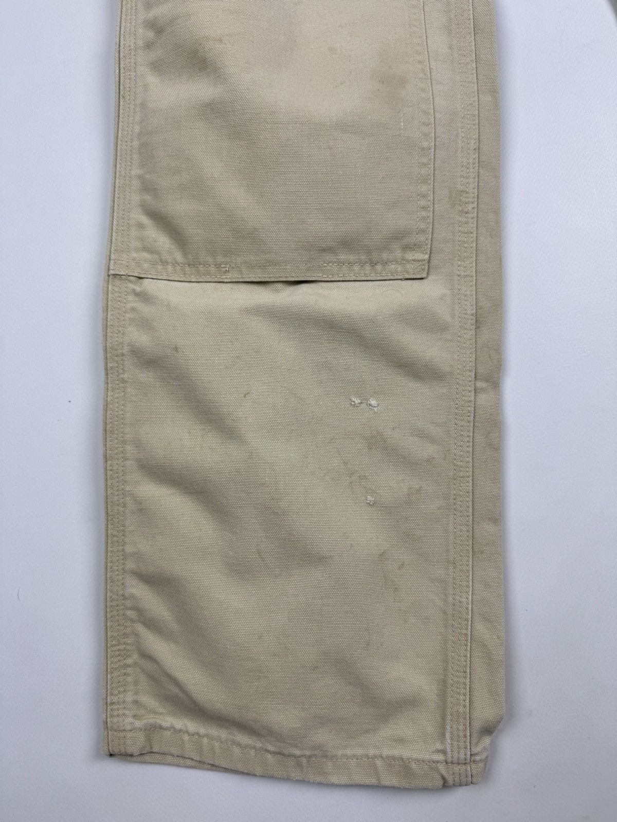 Carhartt 90’s Vintage Carhartt Distressed Double Knee Tan Work Pants Size US 31 - 6 Thumbnail