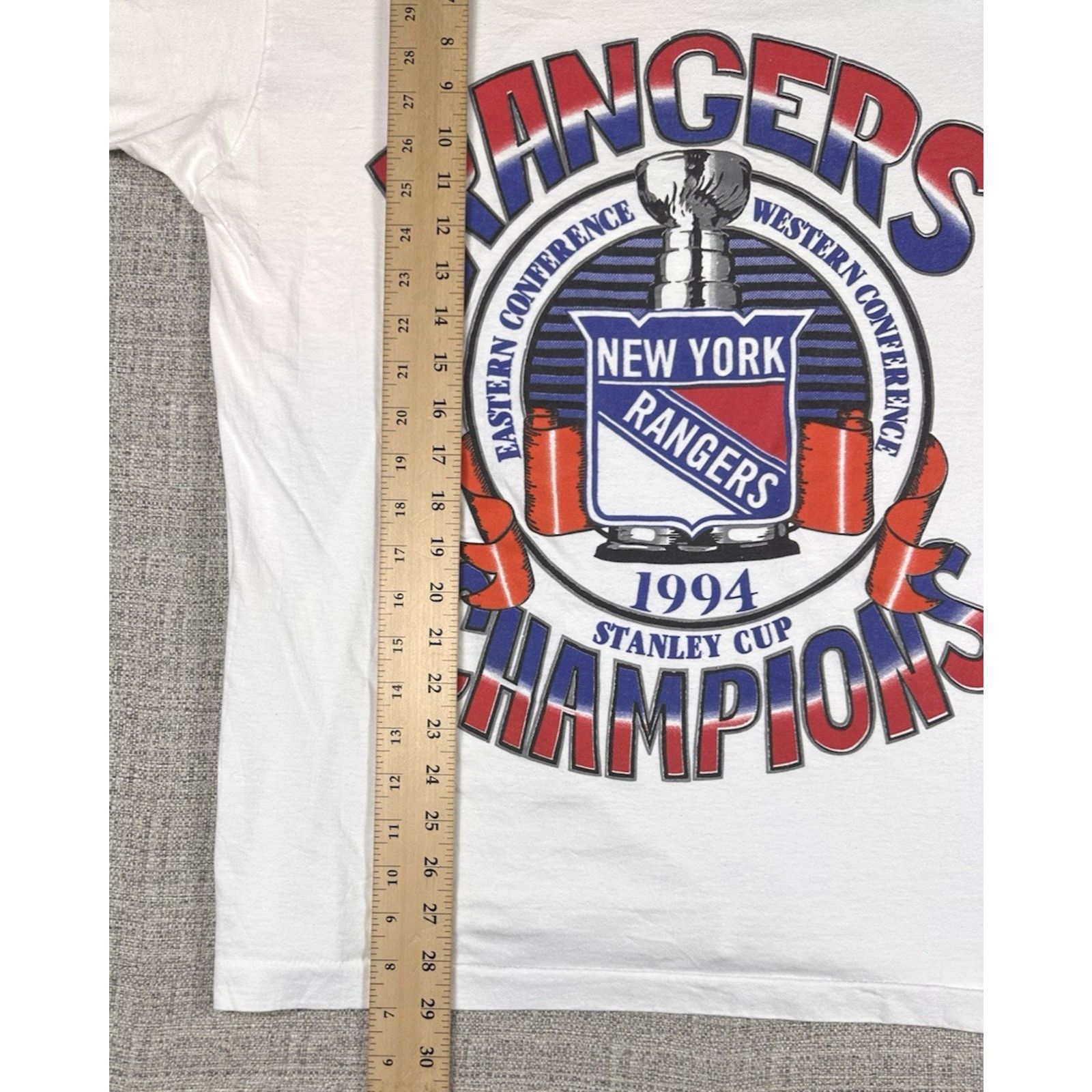 NHL VTG New York Rangers Stanley Cup Champions T-shirt XL 1994 Size US XL / EU 56 / 4 - 2 Thumbnail