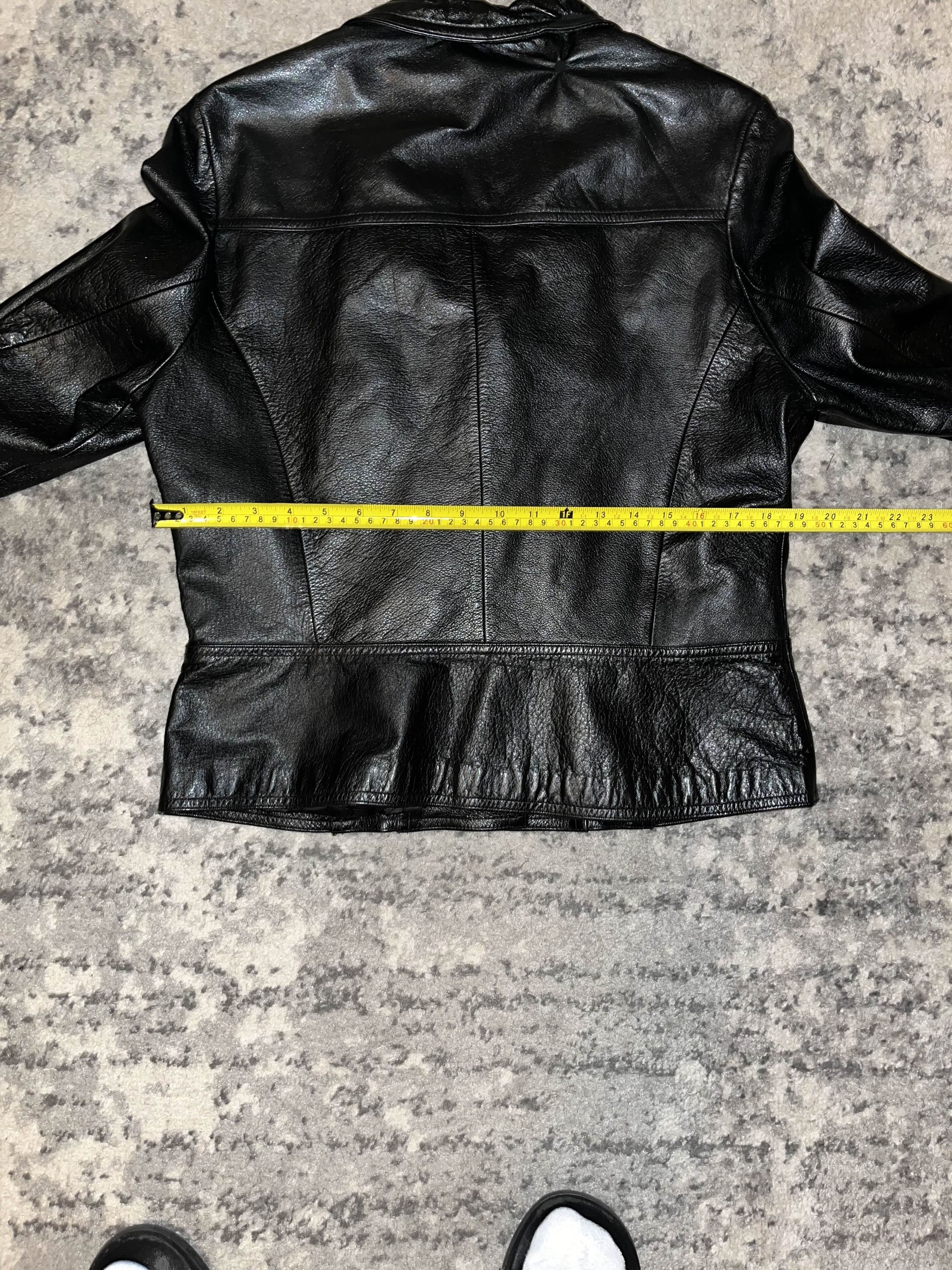 Wilsons Leather Vintage 90s Wilsons Leather Maxima Biker Jacket Size L / US 10 / IT 46 - 7 Thumbnail