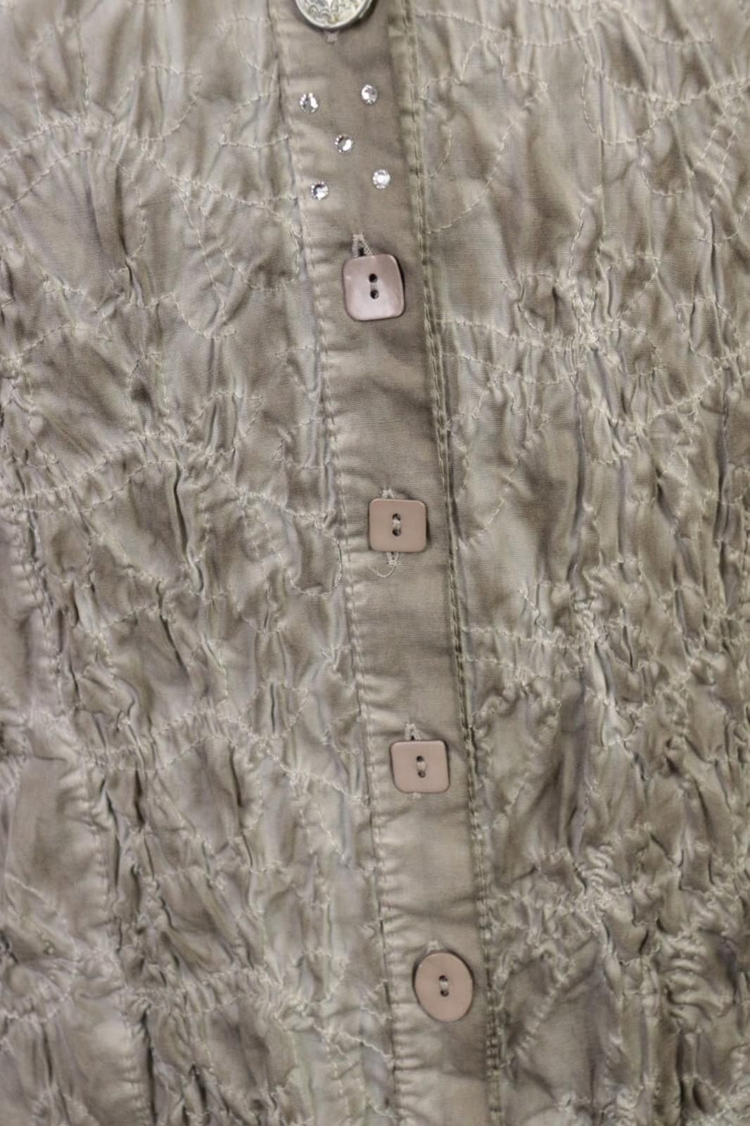 Designer Bottega Gray Designer Lagenlook Shirt Blouse Tunic Size XXL Size XL / US 12-14 / IT 48-50 - 5 Thumbnail