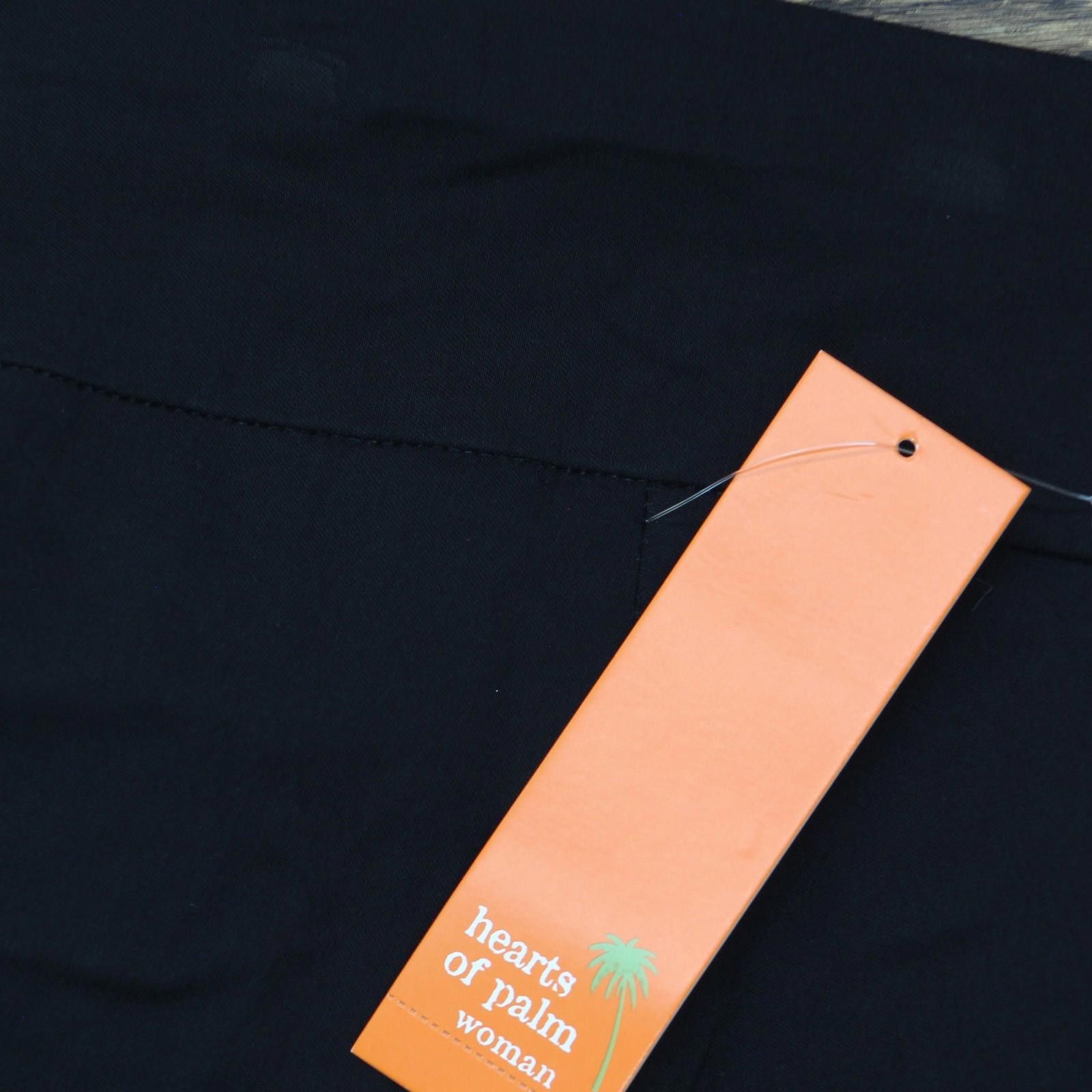 Other Nwt Hearts Of Palm Stretch Pull-on Capri Pants Black 18w Size 40" / US 18 - 3 Thumbnail