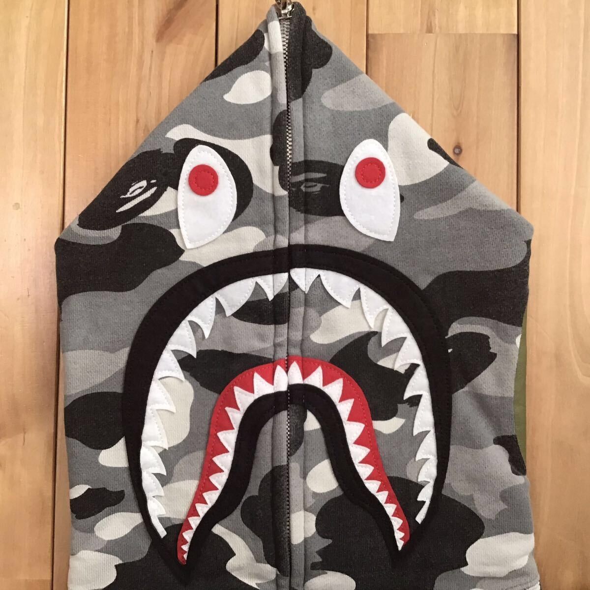 Bape × Nigo 🔥NFS limited🔥 BAPE camo shark full zip hoodie a bathing ape Size US M / EU 48-50 / 2 - 3 Thumbnail