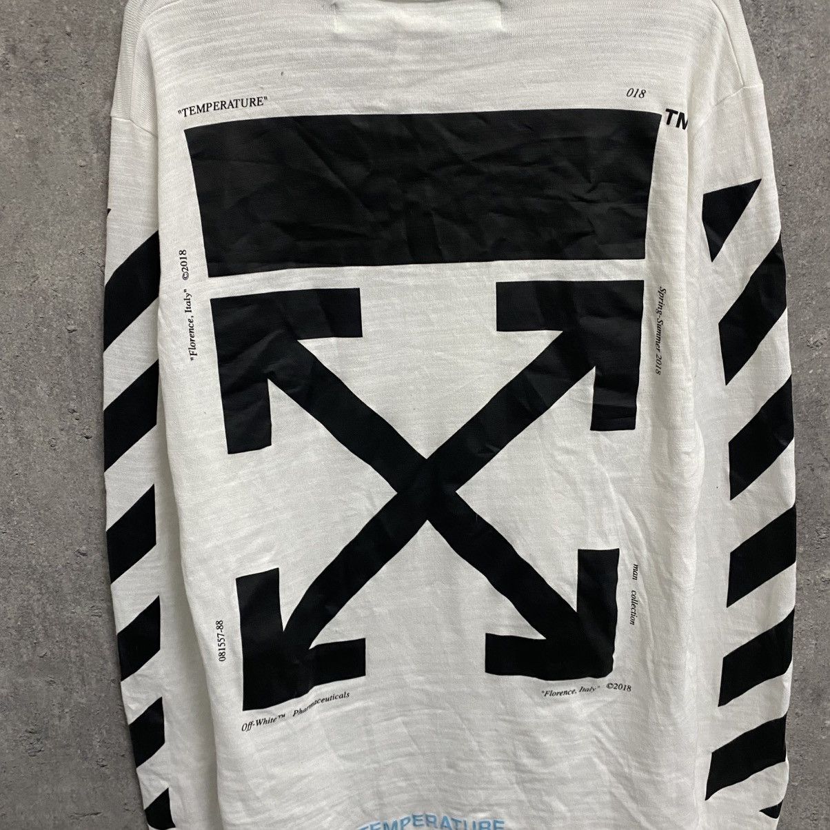 Off-White Off-White Mona Lisa Long Sleeve Tee Size US S / EU 44-46 / 1 - 12 Thumbnail