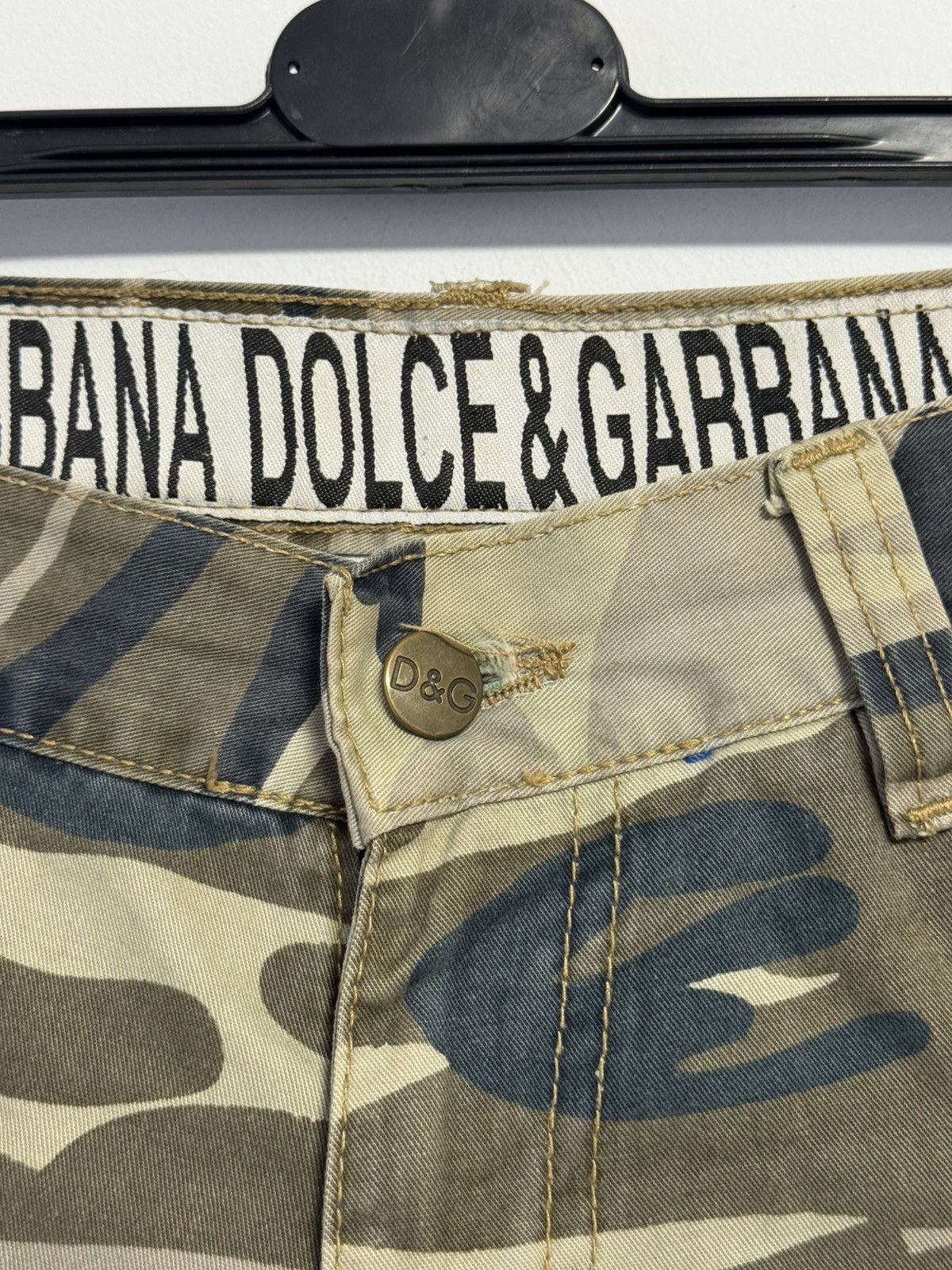 Dolce & Gabbana Dolce & Gabbana Vintage Women’s Shorts Camo style 90’s Size 29" - 6 Thumbnail