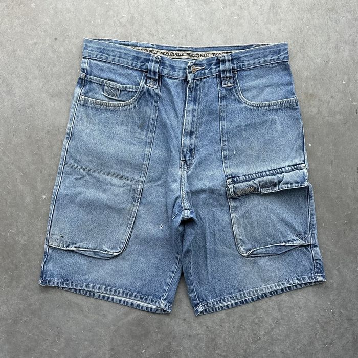 Vintage Crazy Vintage Y2K Pelle Pelle Baggy Jorts JNCO Grunge Cyber ...