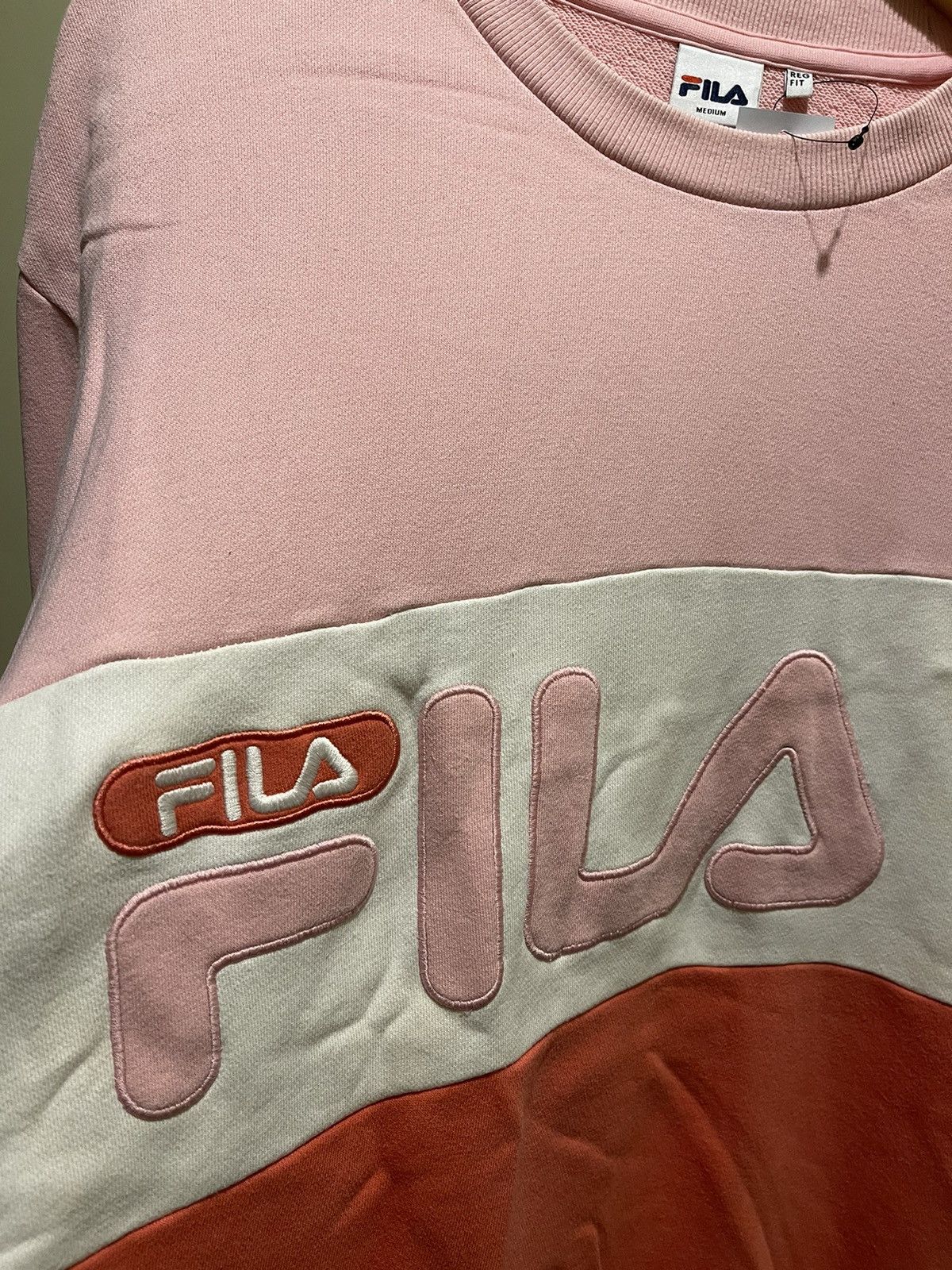 Fila FILA Colorblock Crewneck Sweatshirt - Pink/White/Coral Size US M / EU 48-50 / 2 - 2 Thumbnail