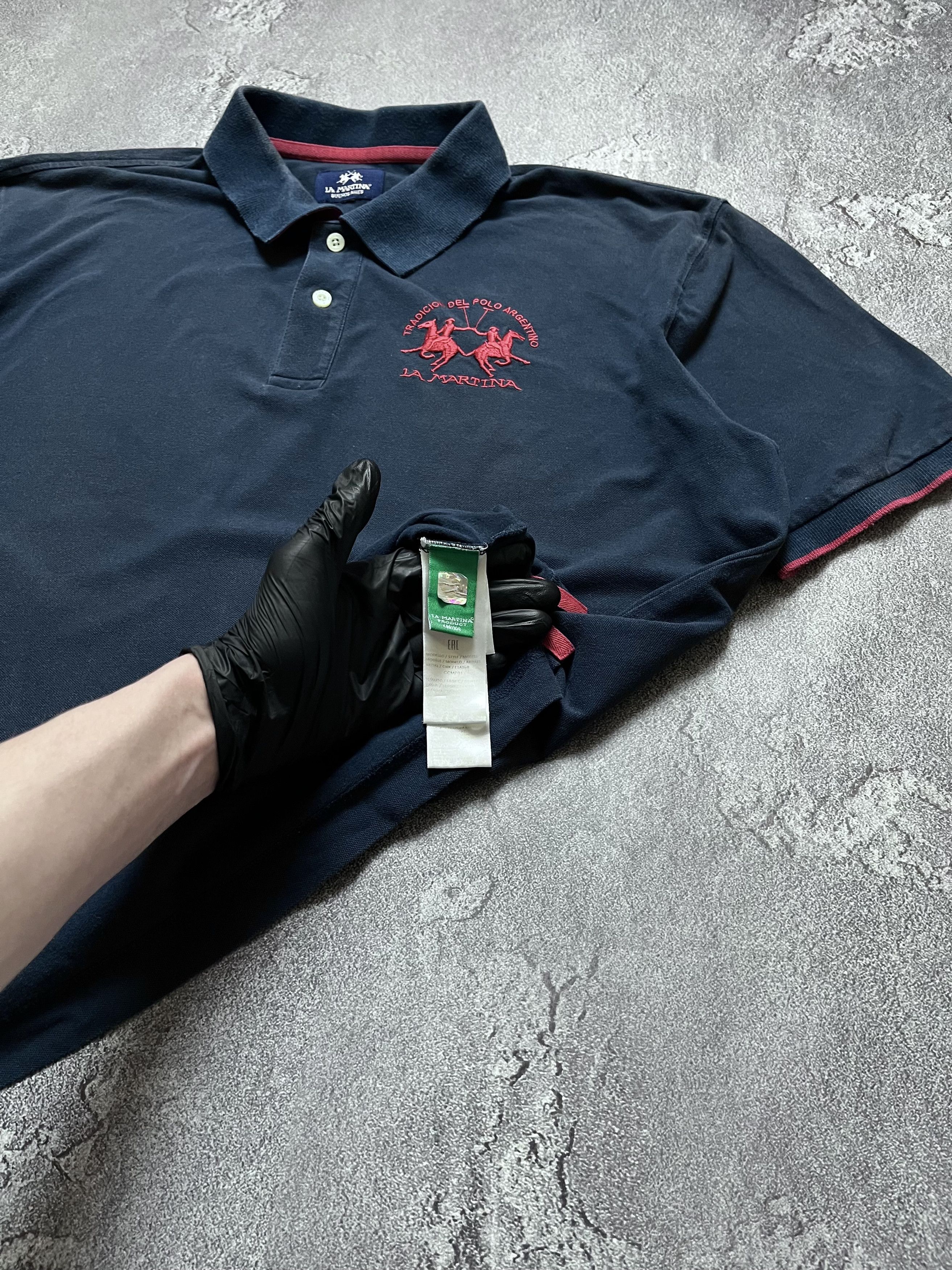 La Martina Vintage Polos La Martina Big Logo Y2K Mens XL Size US XL / EU 56 / 4 - 6 Thumbnail