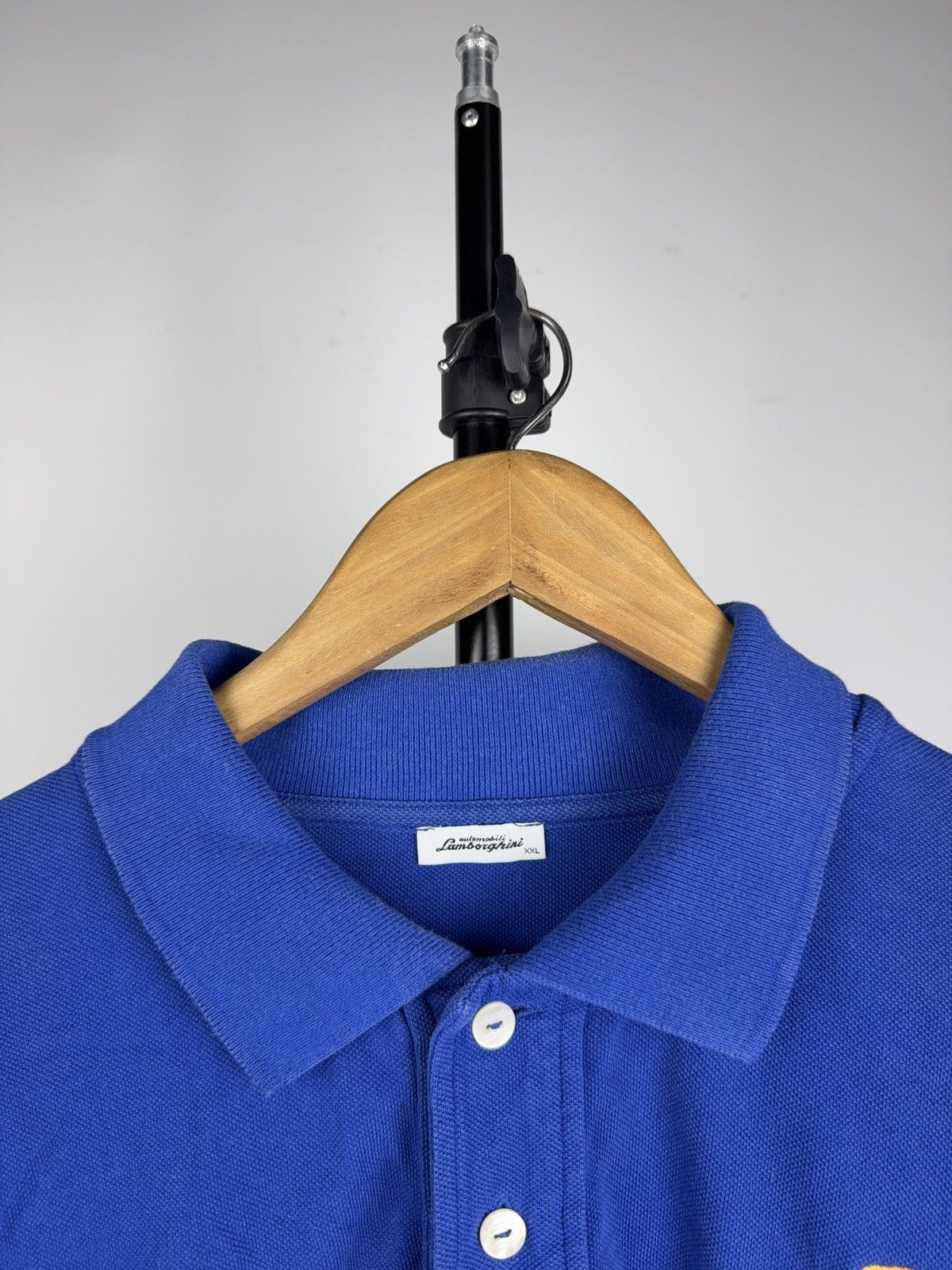Lamborghini Luxury Automobili Lamborghini Bull Logo Polo Shirt Blue XXL Size US XXL / EU 58 / 5 - 2 Thumbnail