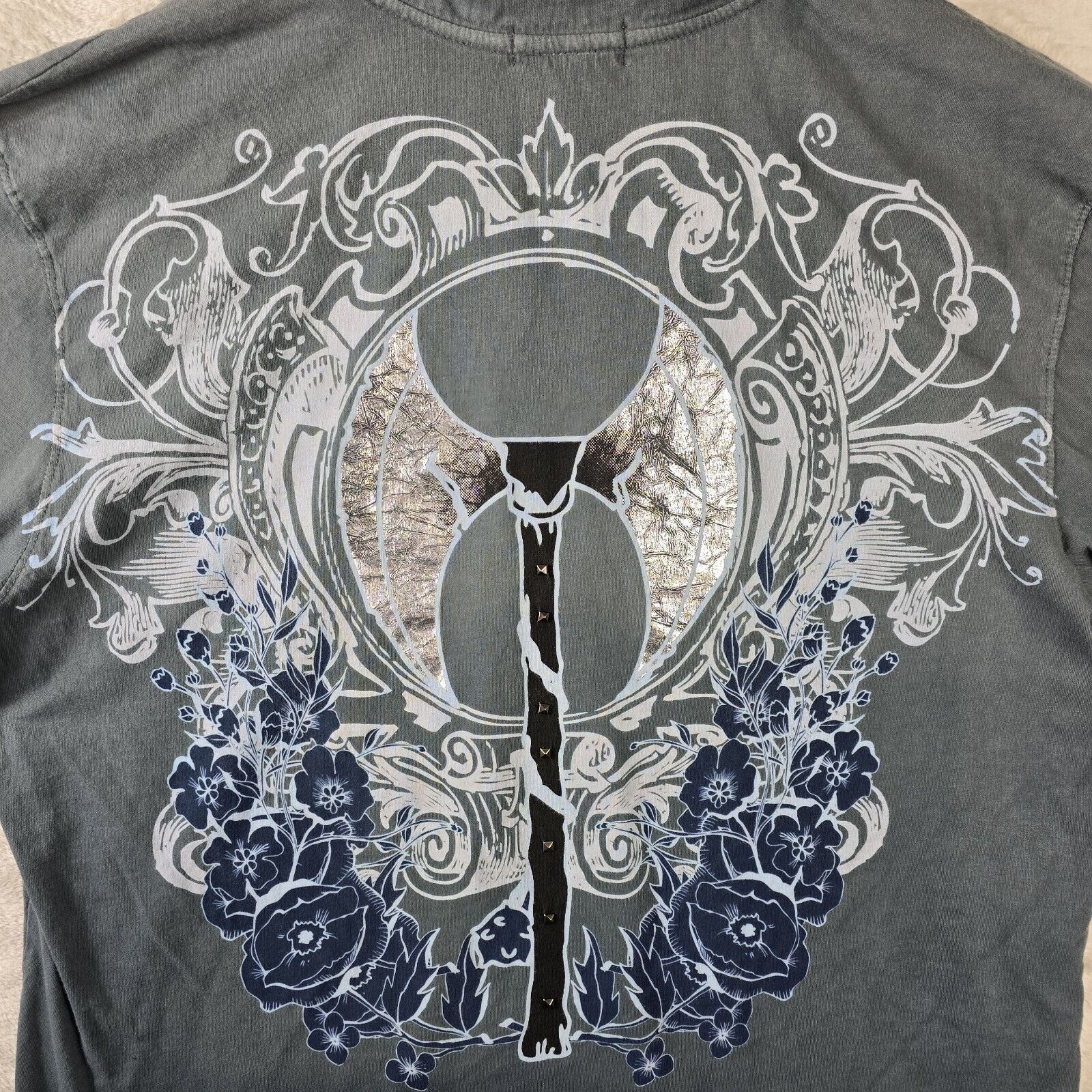 Other Trumanaty Polo Johnny Collar Shirt XXL Axe Affliction Style Size US XXL / EU 58 / 5 - 8 Thumbnail