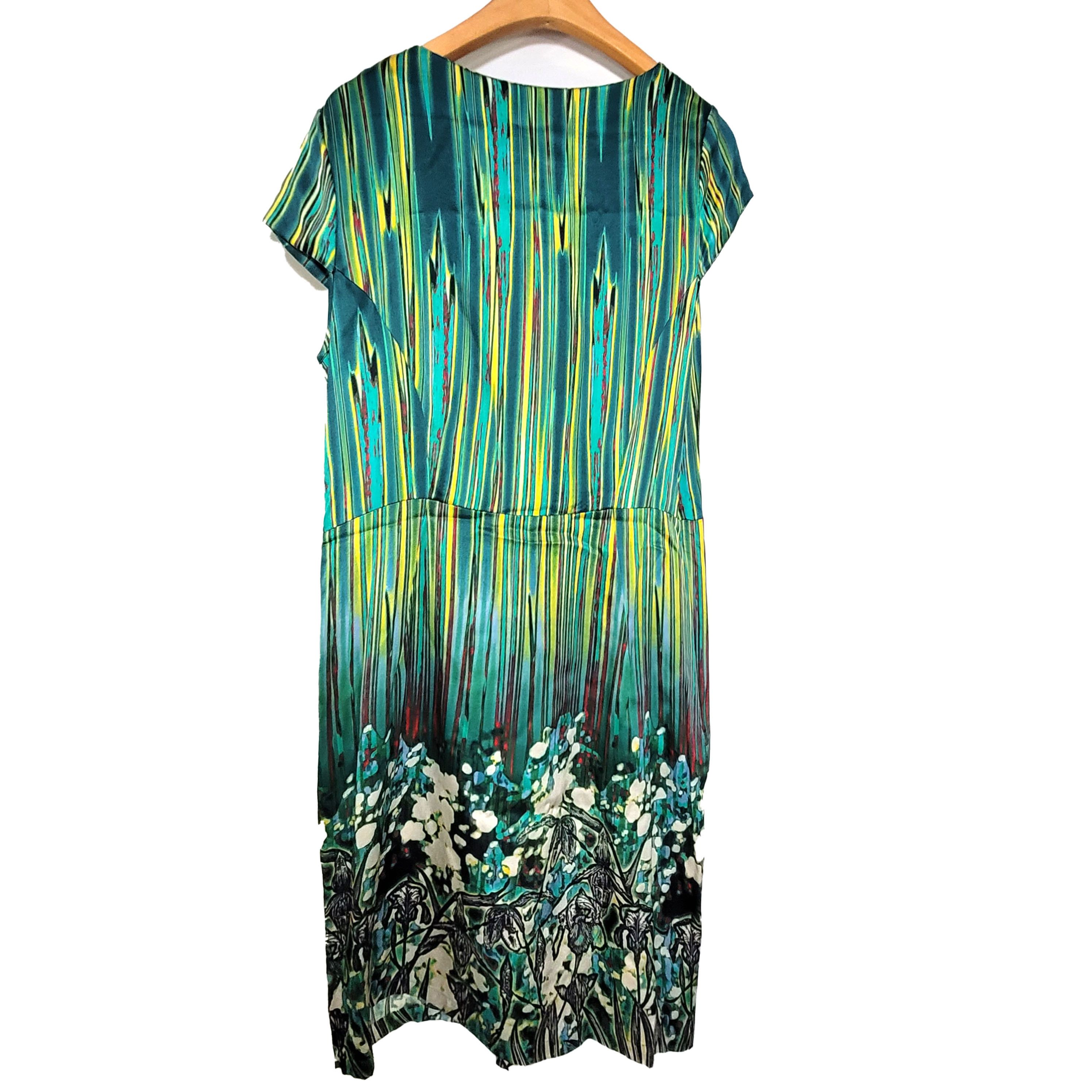 Other Women's Silk Size S Short Sleeve Satin Dress SDK353 Size M / US 6-8 / IT 42-44 - 3 Thumbnail