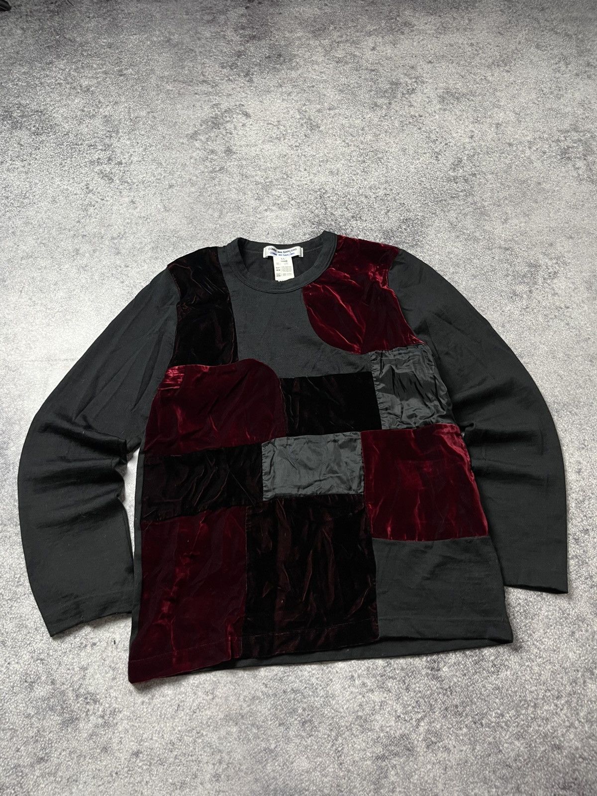 Comme des Garcons 🔥COMME DES GARÇONS PATCHWORK ARCHIVE T SHIRT TEE CDG 90'S Size L / US 10 / IT 46 - 8 Thumbnail