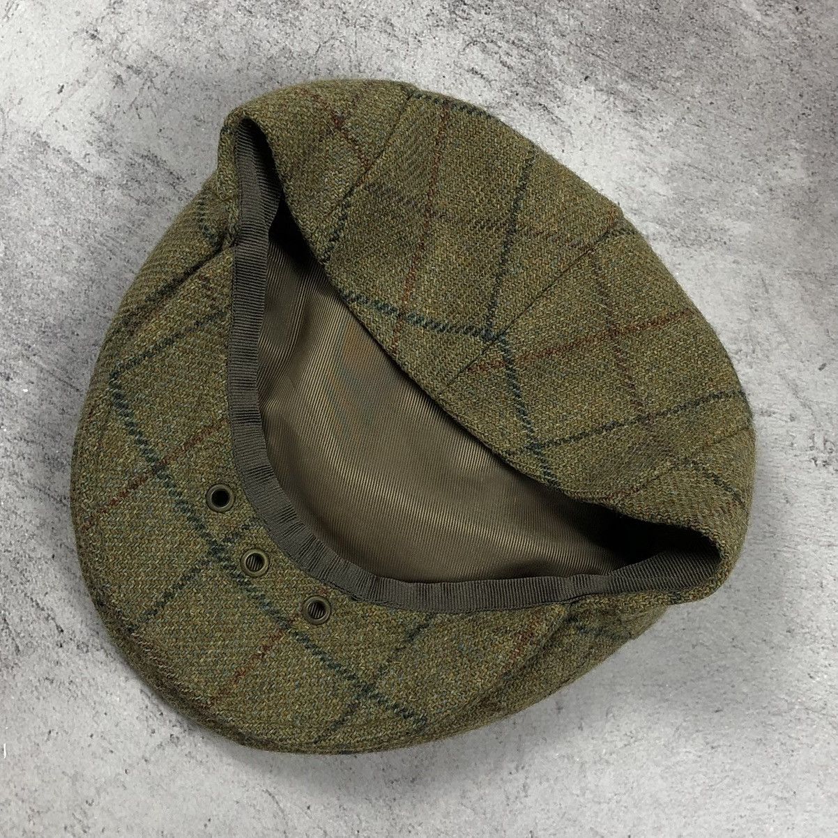 Barbour Barbour Plaid Tweed Flat Cap Size ONE SIZE - 9 Thumbnail