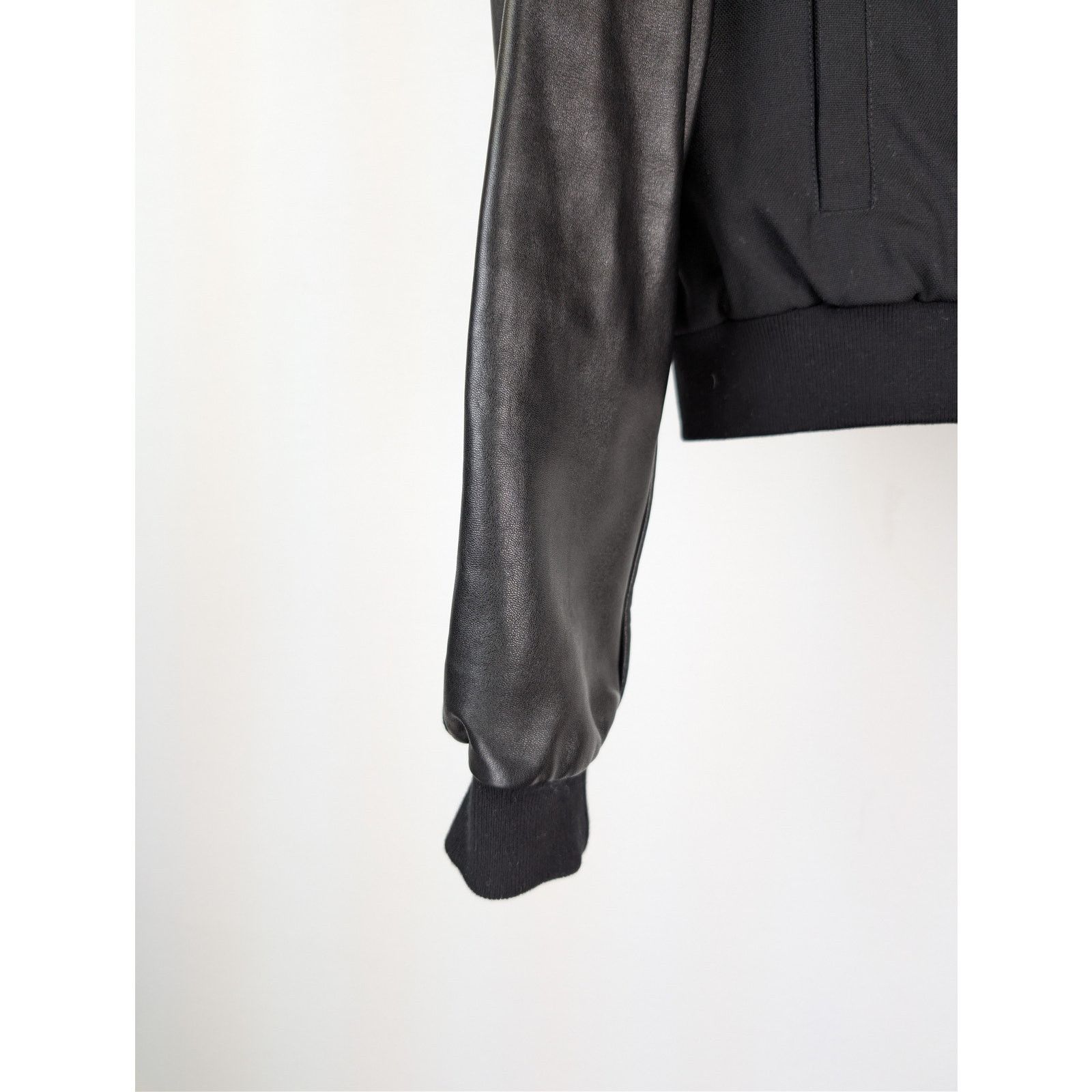 Saint Laurent Paris o1rshd1 CC20 Leather Bomber Jacket in Black Size US M / EU 48-50 / 2 - 5 Thumbnail