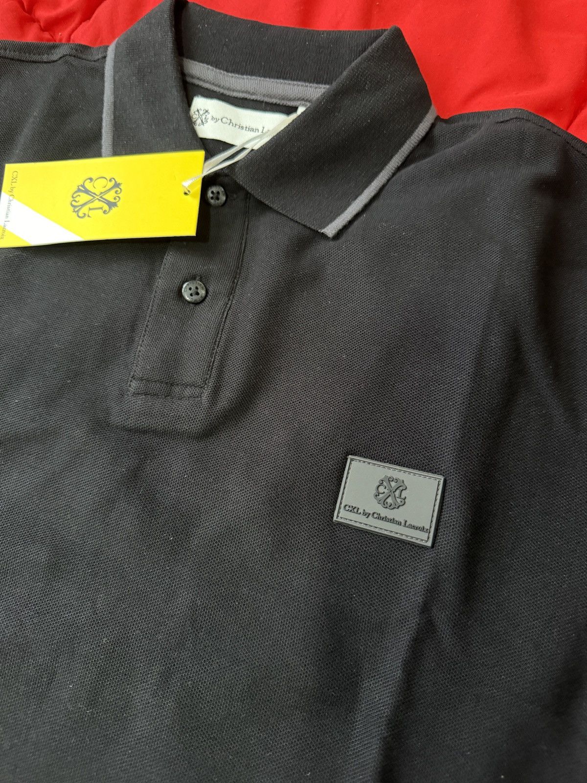 Christian Lacroix Christian Lacroix Men’s Black Polo Shirt size S Size US S / EU 44-46 / 1 - 3 Thumbnail