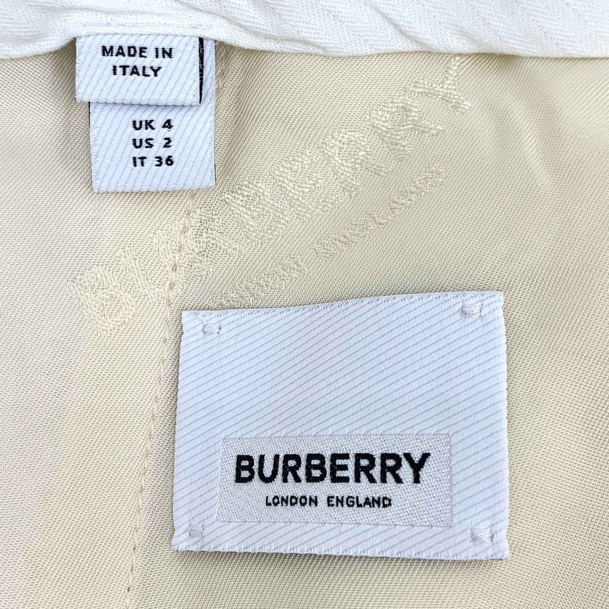 Burberry Burberry Apricot Pink Logo Wool Casual Shorts K26WX Size 25" / US 0 / IT 36 - 6 Thumbnail