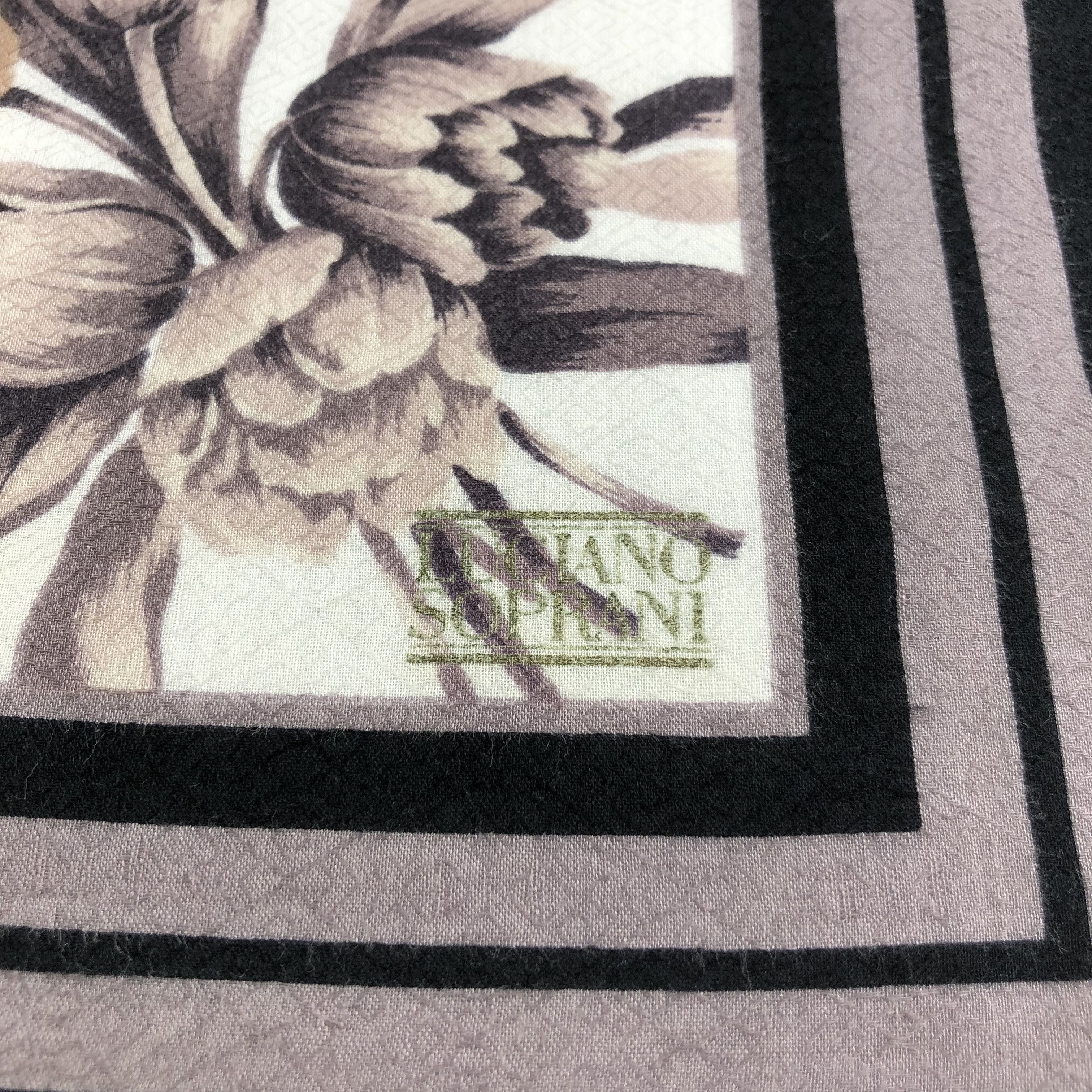Vintage Luciano Soprani Handkerchief Neckerchief Bandana H1819 Size ONE SIZE - 4 Thumbnail
