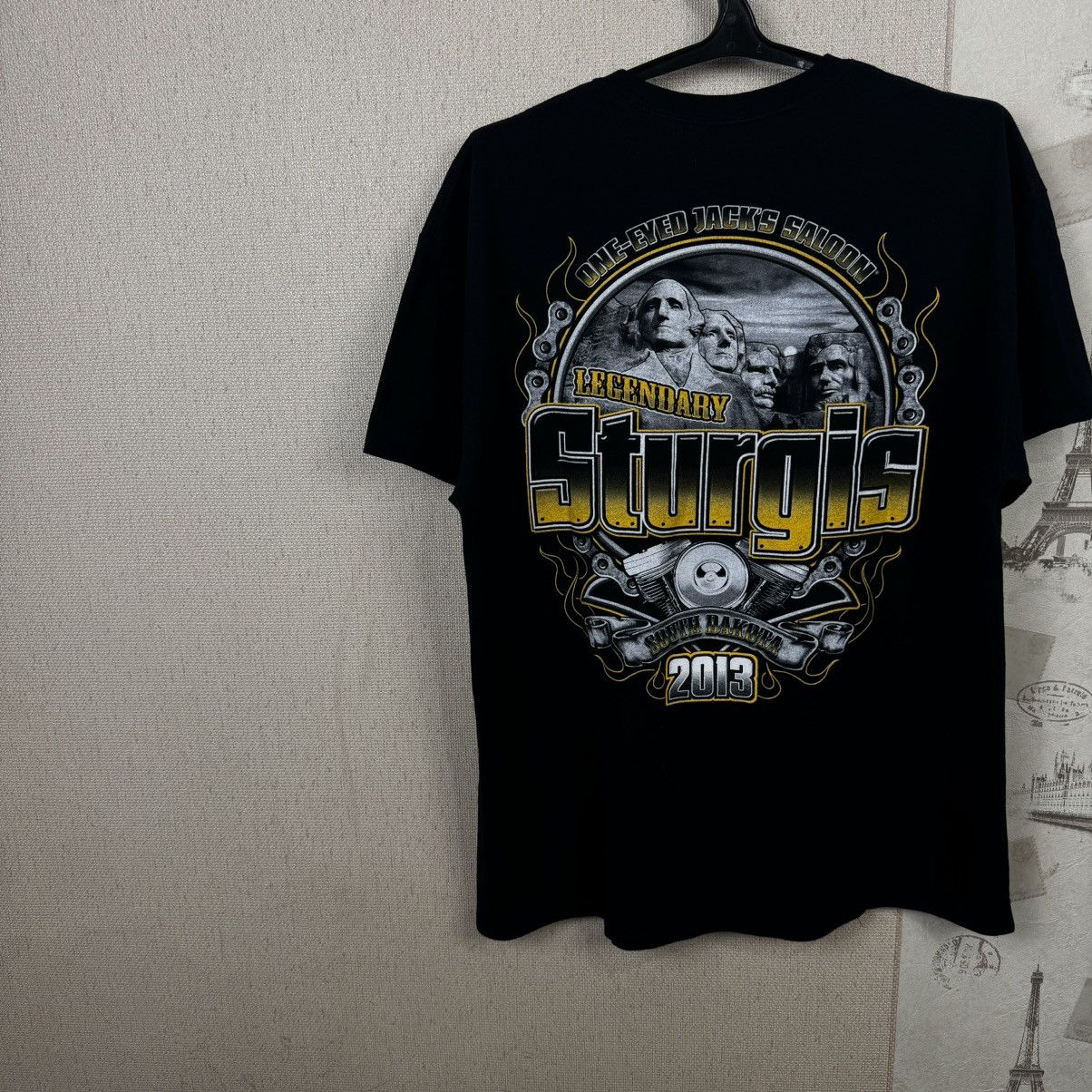 Harley Davidson × Vintage Vintage Sturgis Motorcycle Rally South Dakota XL Black Size US XL / EU 56 / 4 - 12 Thumbnail