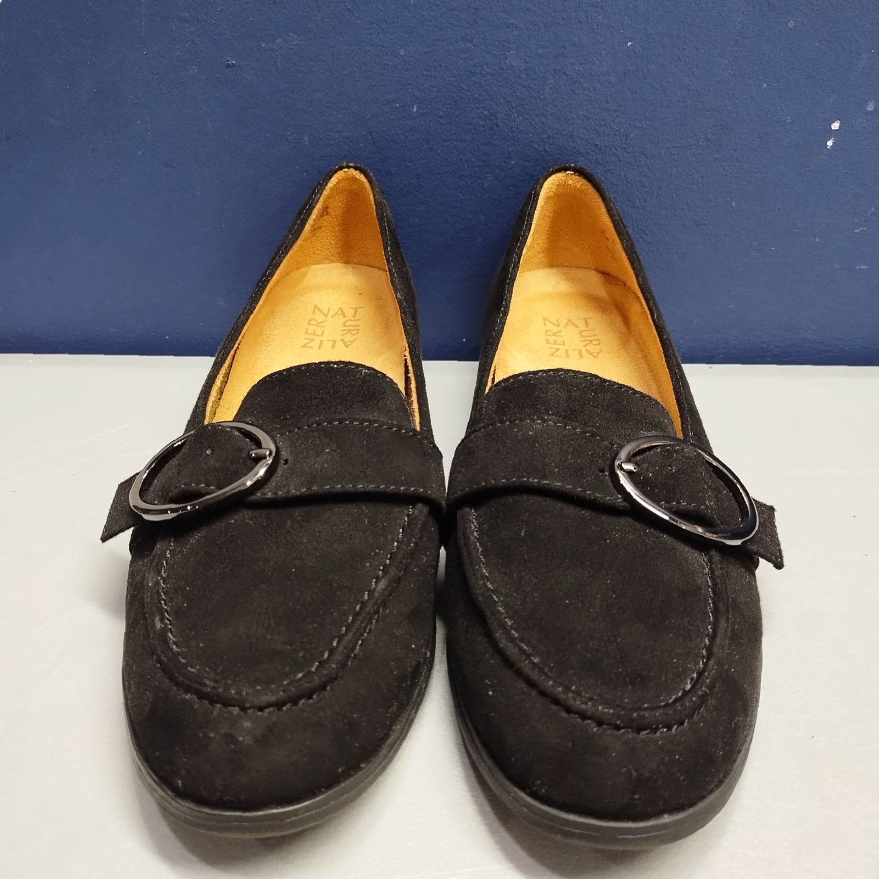 Naturalizer Naturalizer Mina Low Top Loafers Womens 7.5M Black Upper Fabric Comfort Slip On Regular Size Womens Leather? Size M / US 6-8 / IT 42-44 - 2 Thumbnail