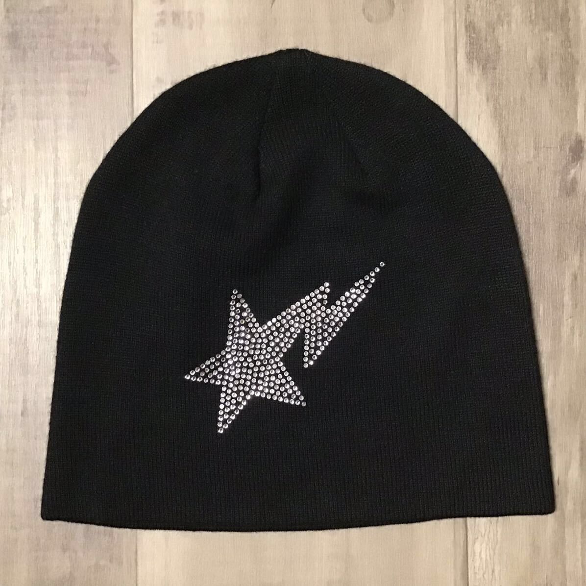 Crystal Stone BAPE STA LOGO beanie knit cap APE STAR