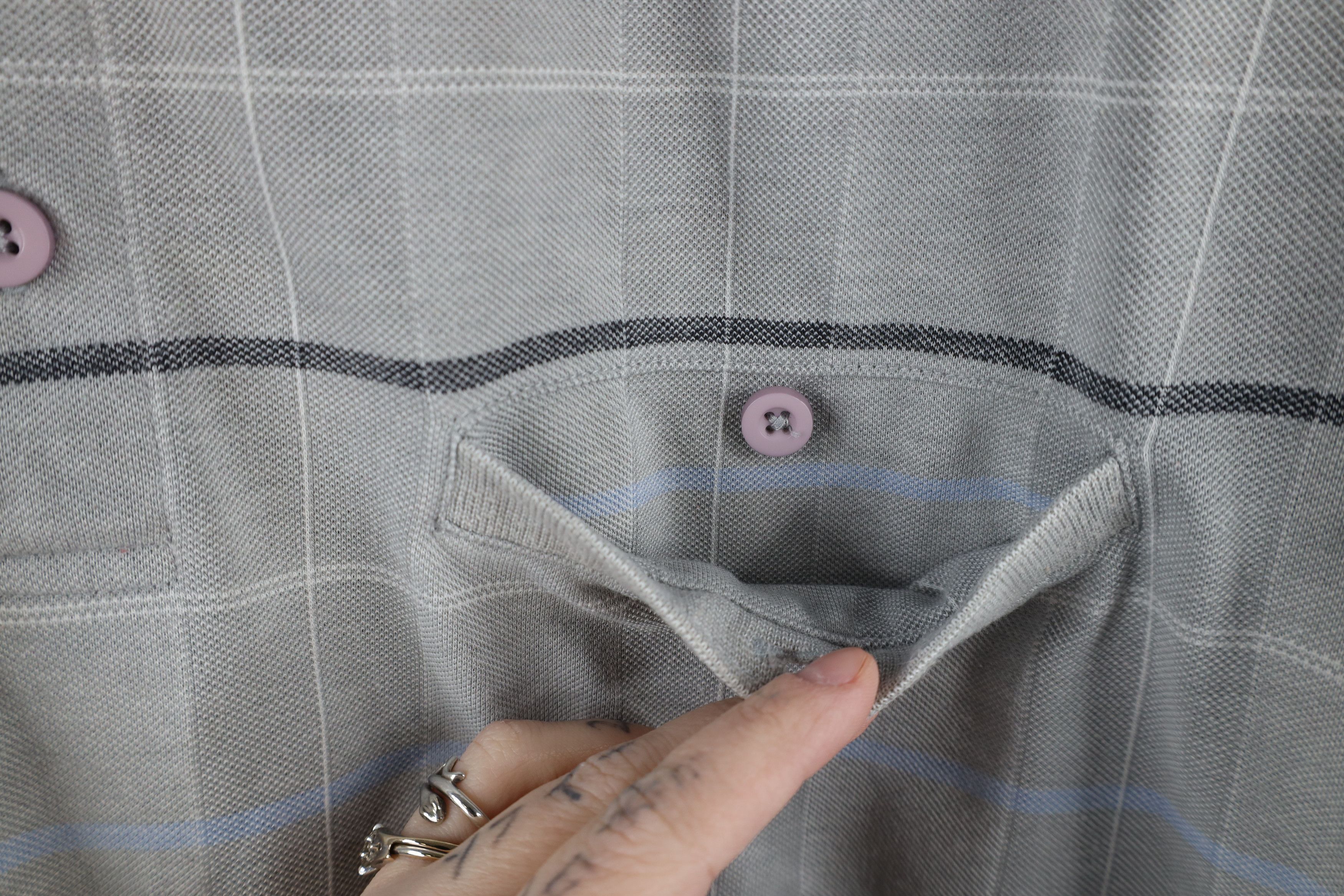 Vintage Vintage 90s Streetwear Knit Pullover Polo Shirt Mob Size US L / EU 52-54 / 3 - 7 Thumbnail