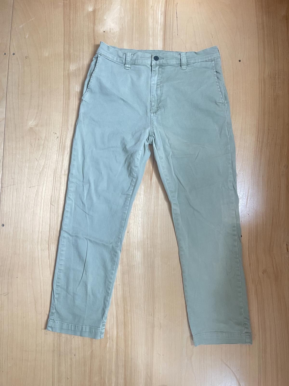 Rolla's Rollas Australia "EZY" Straight Leg Chino Mens 34 x 32 Olive Size US 34 / EU 50 - 2 Thumbnail
