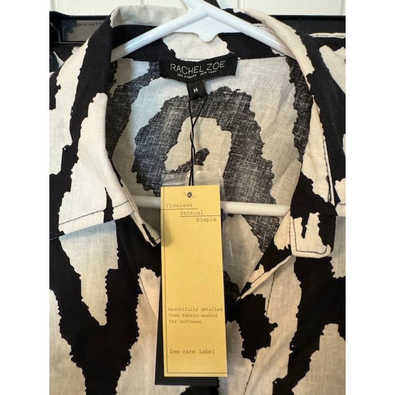 Rachel Zoe RACHEL ZOE 3 Piece Linen Blend Damask Print Set S/M Size M / US 6-8 / IT 42-44 - 9 Thumbnail