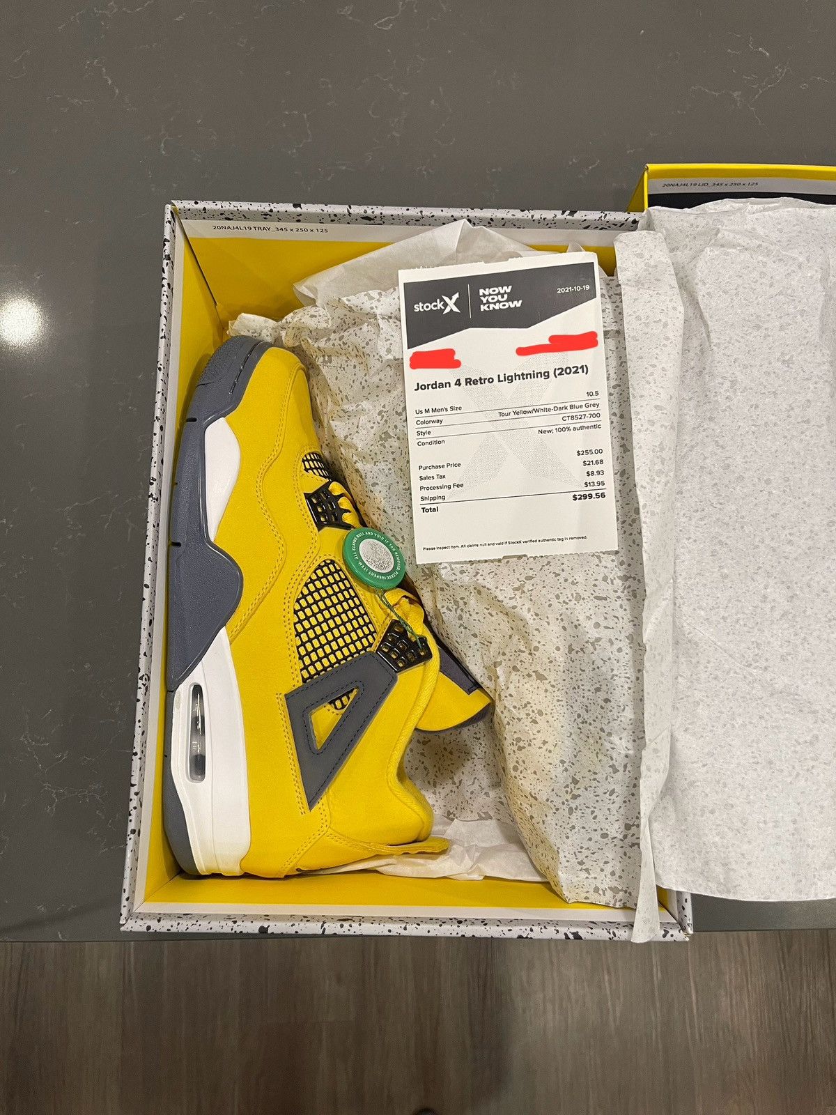 Jordan Brand Jordan 4 Retro Lightning (2021) Size US 10.5 / EU 43-44 - 17 Thumbnail