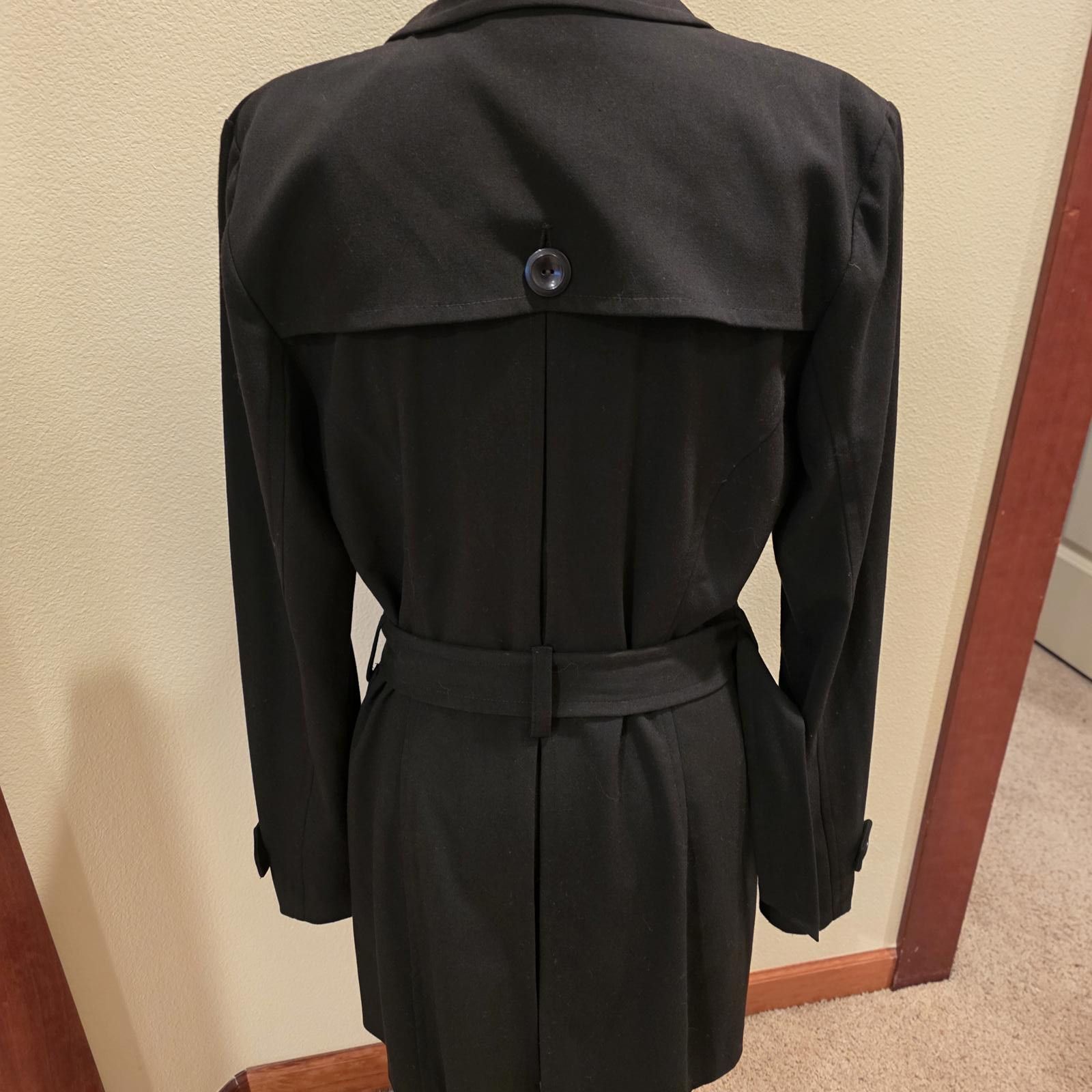 Other BCX Double Breasted Belted Fit & Flare Trench Coat Size L / US 10 / IT 46 - 6 Thumbnail