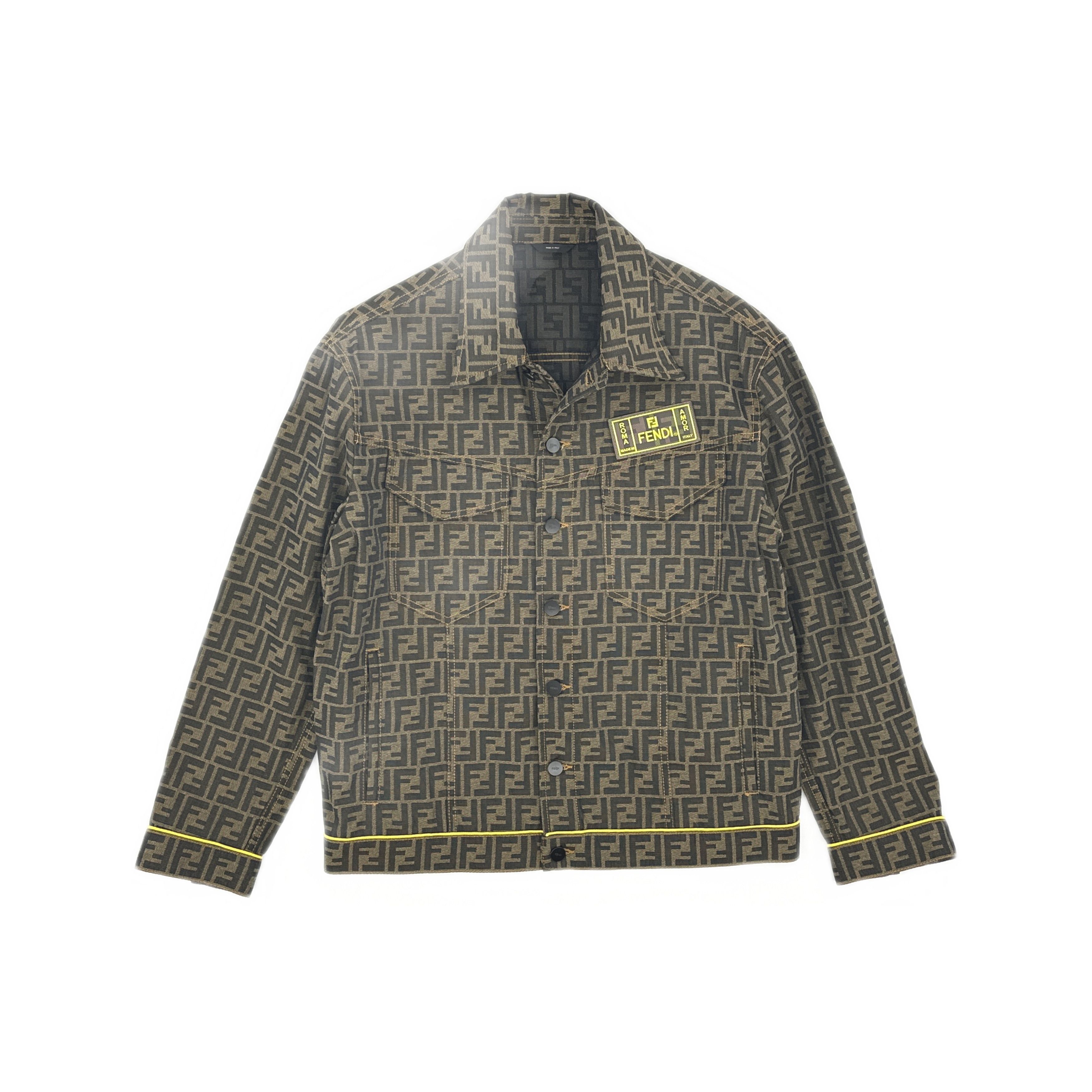 Fendi Fendi FF Logo Denim Jacket Size 50 Size US M / EU 48-50 / 2 - 1 Thumbnail