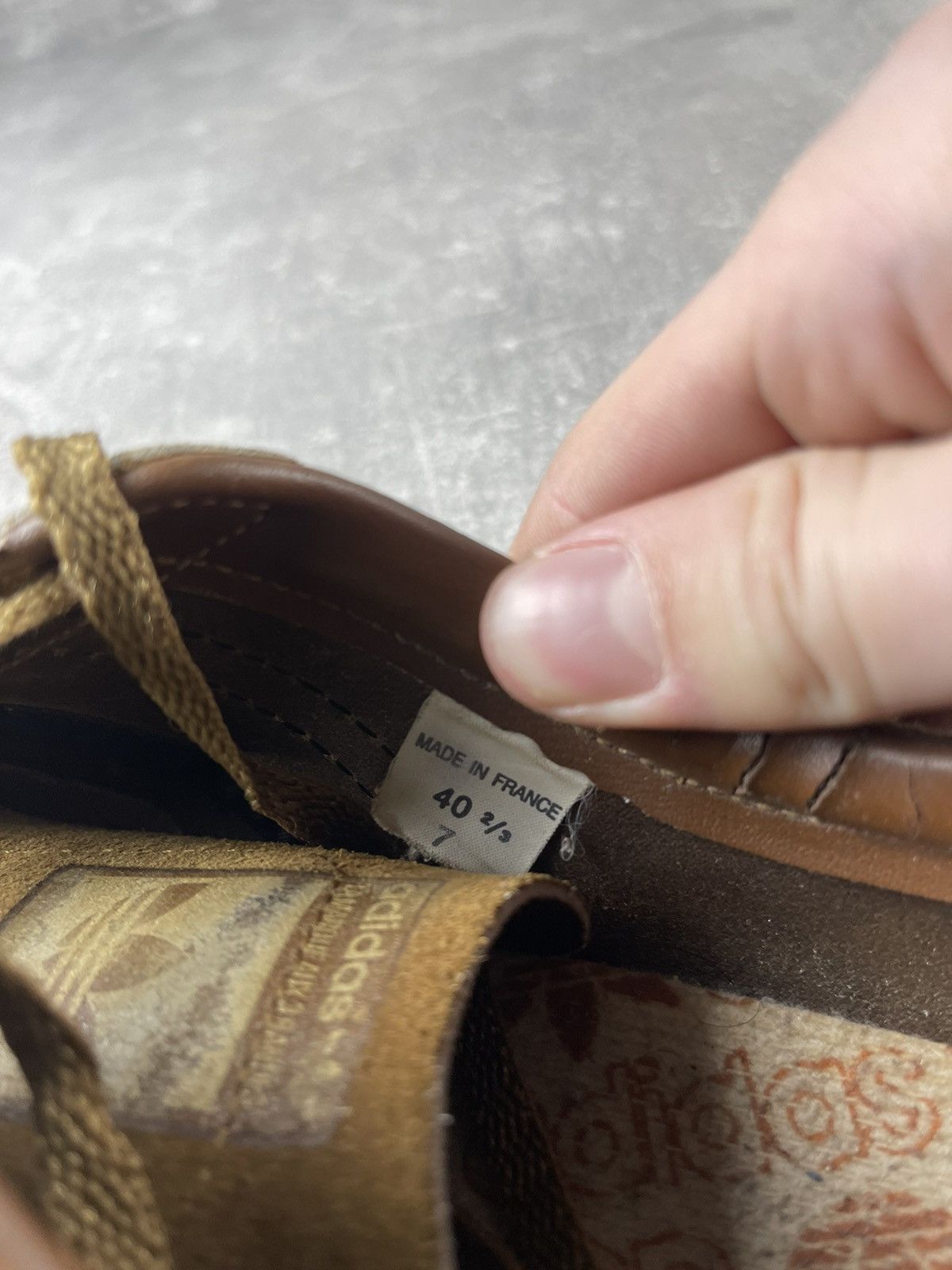 Adidas Adidas Tobacco Vintage Made in France Suede Trainers Brown Size US 7.5 / EU 40-41 - 9 Thumbnail