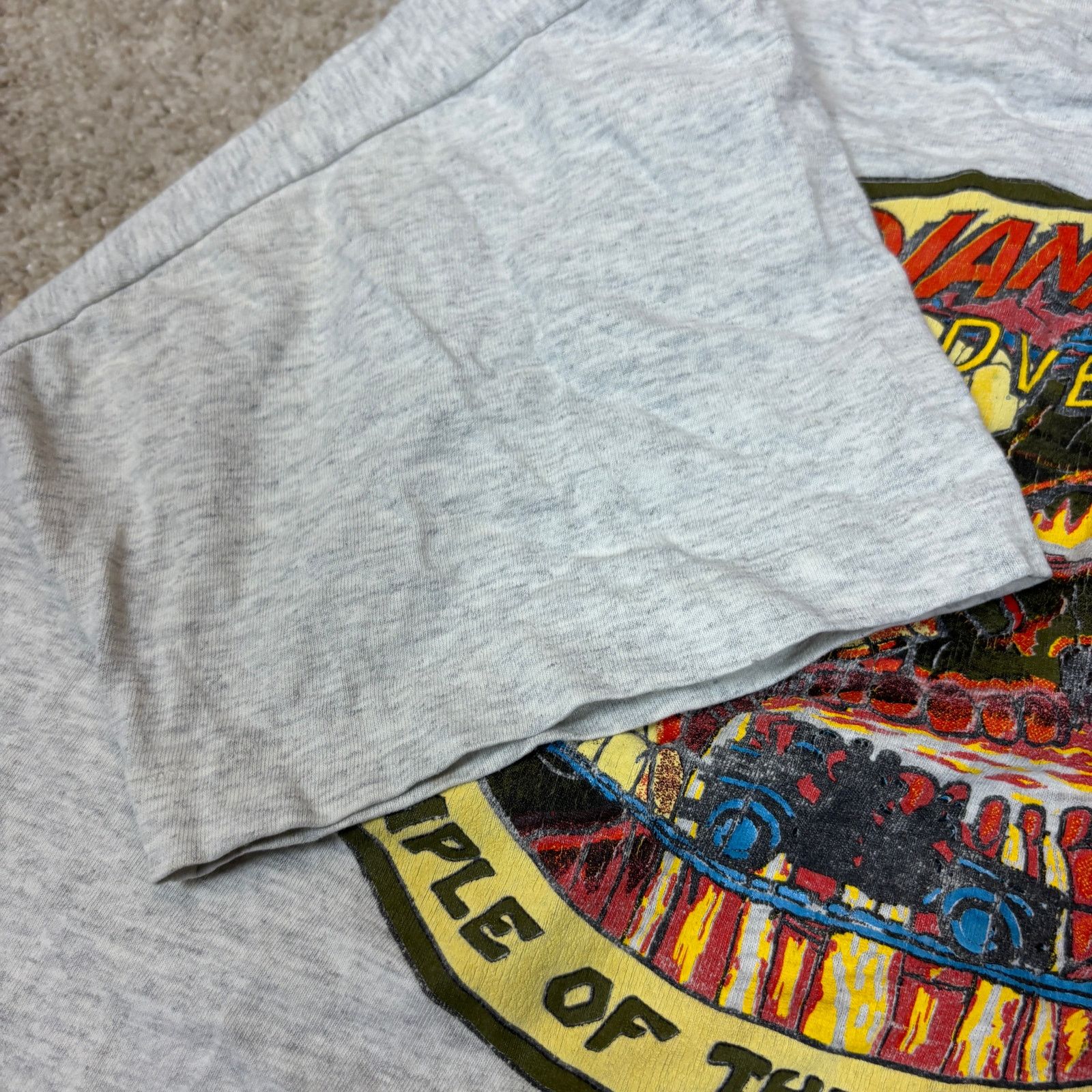 Disney × Vintage VTG 90s Indiana Jones Temple Of The Forbidden Eye Shirt L/XL Size US L / EU 52-54 / 3 - 8 Thumbnail