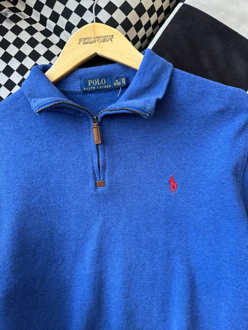 Polo Ralph Lauren × Ralph Lauren × Vintage VINTAGE POLO RALPH LAUREN HALF ZIPPER Size US M / EU 48-50 / 2 - 2 Thumbnail