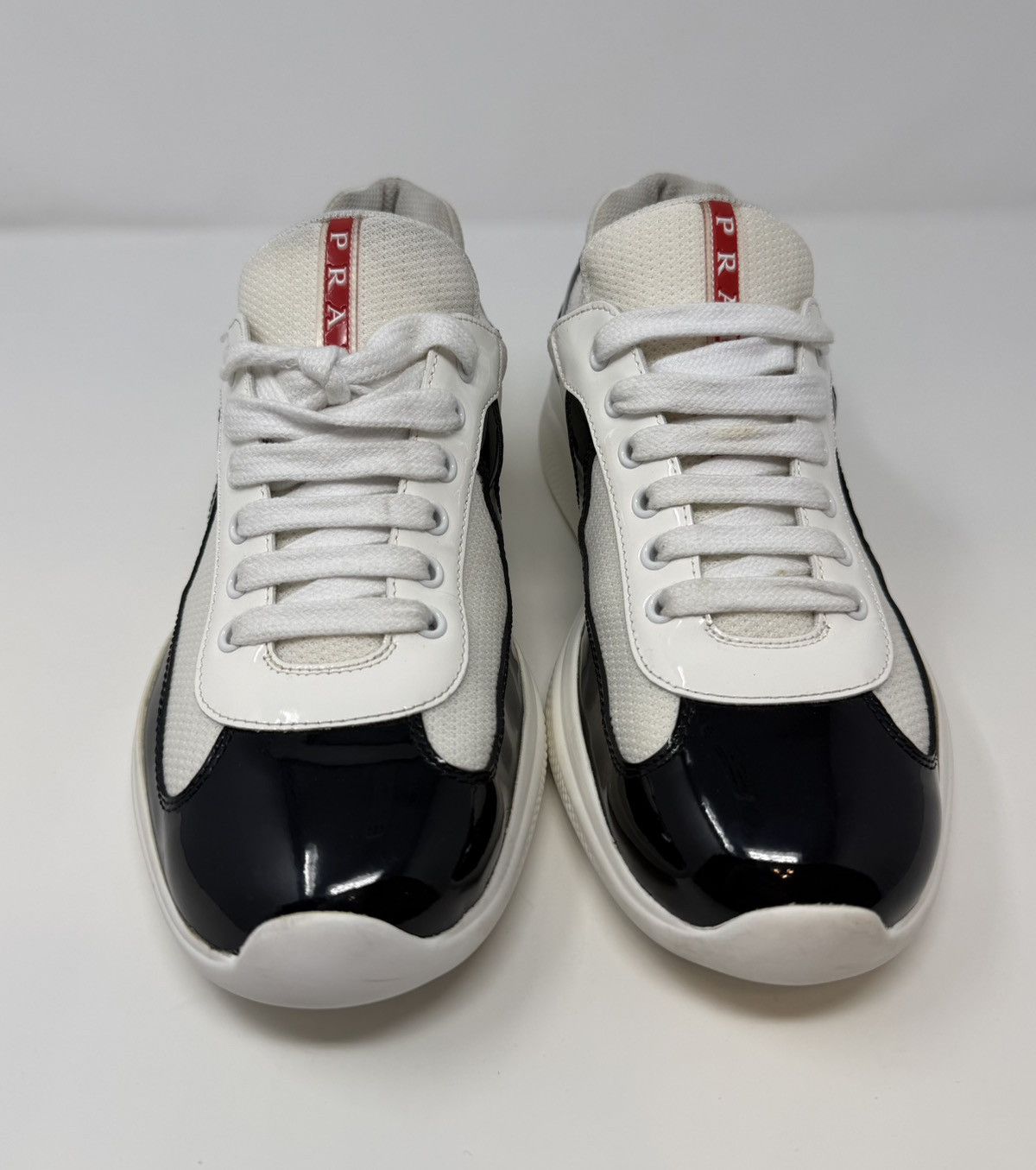 Prada Prada Americas Cup Sneaker White/Black Size US 7.5 / EU 40-41 - 2 Thumbnail