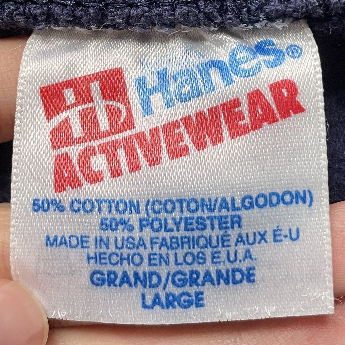 Hanes × Vintage Vintage Brand Hanes Made In Usa Sweatshirt 1990s Size US L / EU 52-54 / 3 - 9 Thumbnail