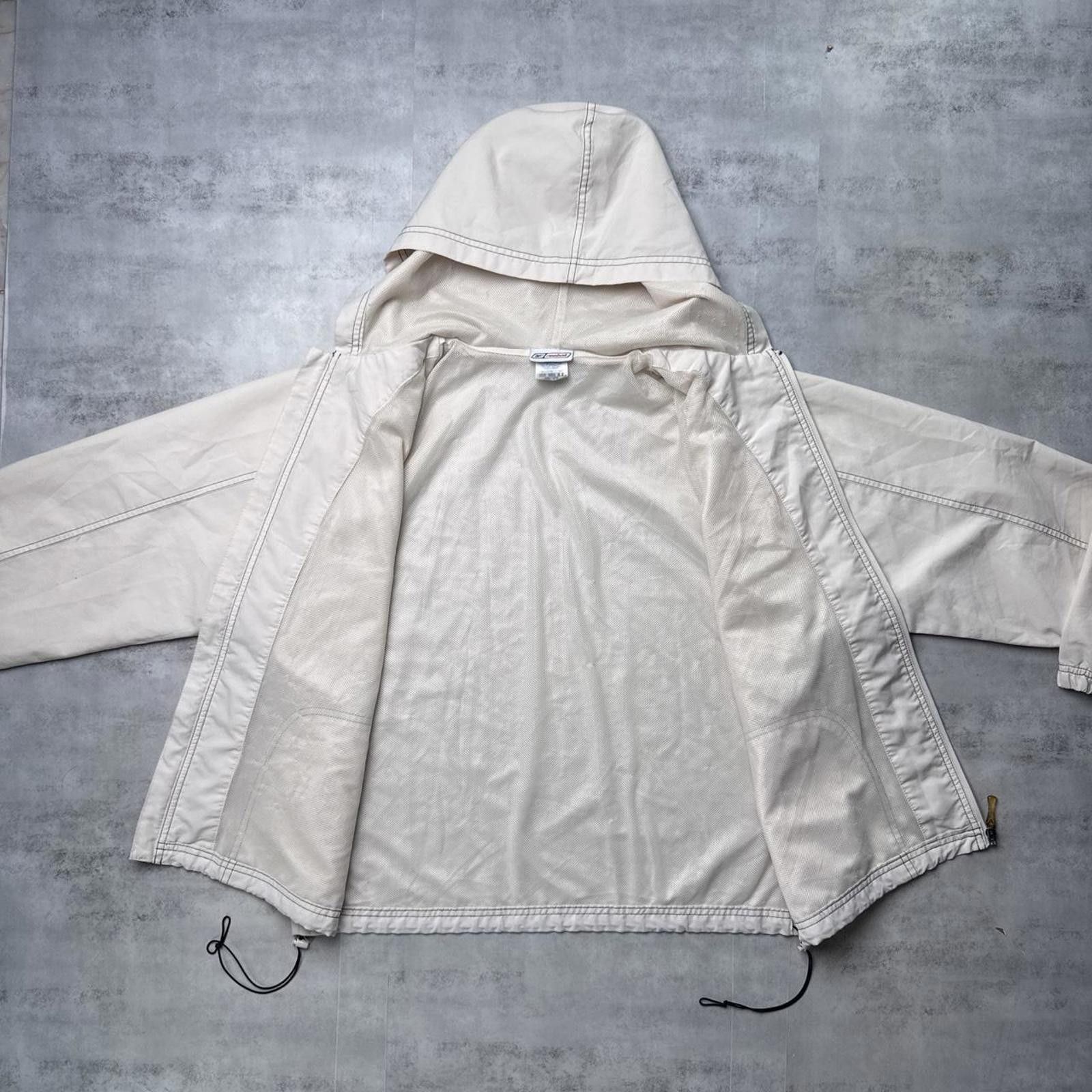 Reebok Y2K Reebok 00s cream windbreaker jacket Size Medium Size M / US 6-8 / IT 42-44 - 4 Thumbnail