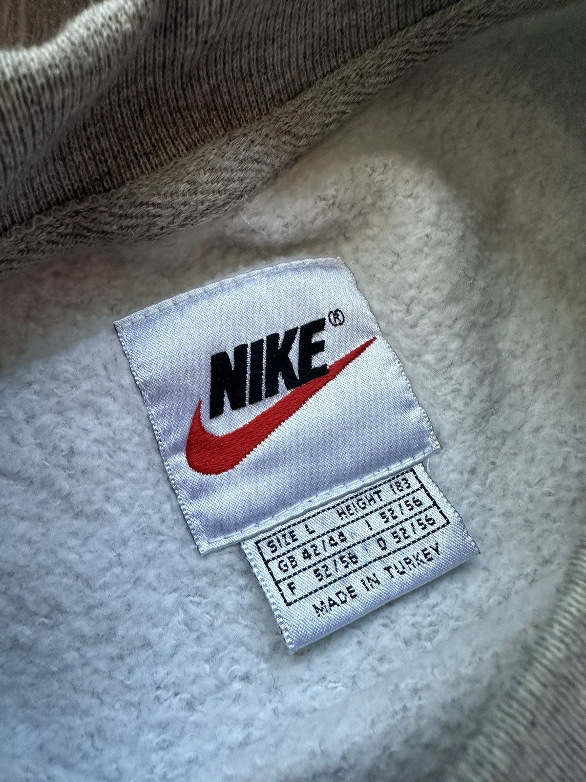 Nike × Vintage Vintage Hoodie Sweatshirt Nike Spelllout 90s L Y2K Size US L / EU 52-54 / 3 - 4 Thumbnail