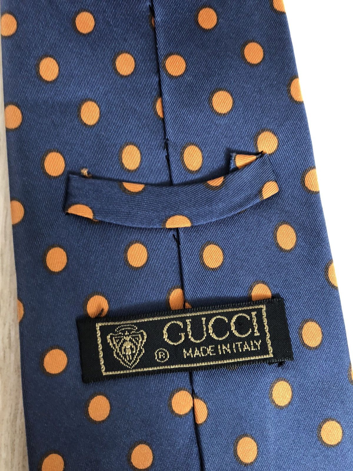Gucci × Vintage Vintage Gucci Silk Tie Size ONE SIZE - 3 Thumbnail