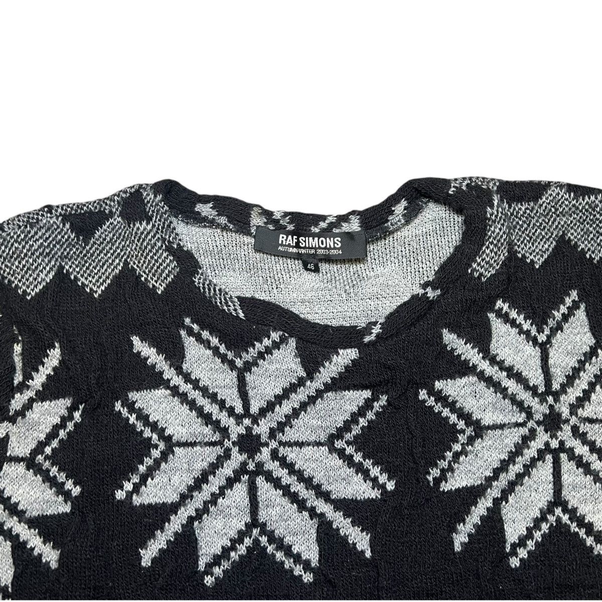 Raf Simons RAF SIMONS 2003-2004 AW CLOSER Nordic Pattern Crewneck Knit Size US S / EU 44-46 / 1 - 4 Thumbnail