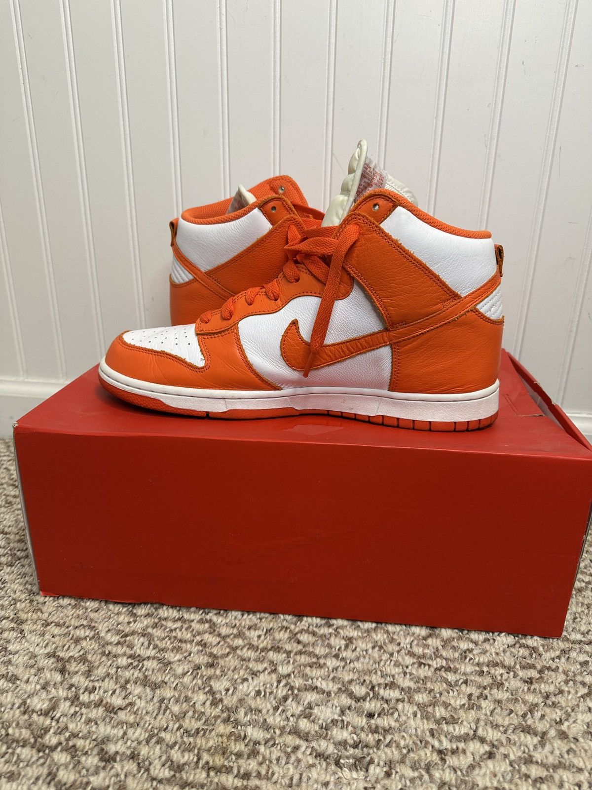 Nike × Vintage Nike Syracuse Dunks QS 2012 Sz 11 Size US 11 / EU 44 - 4 Thumbnail