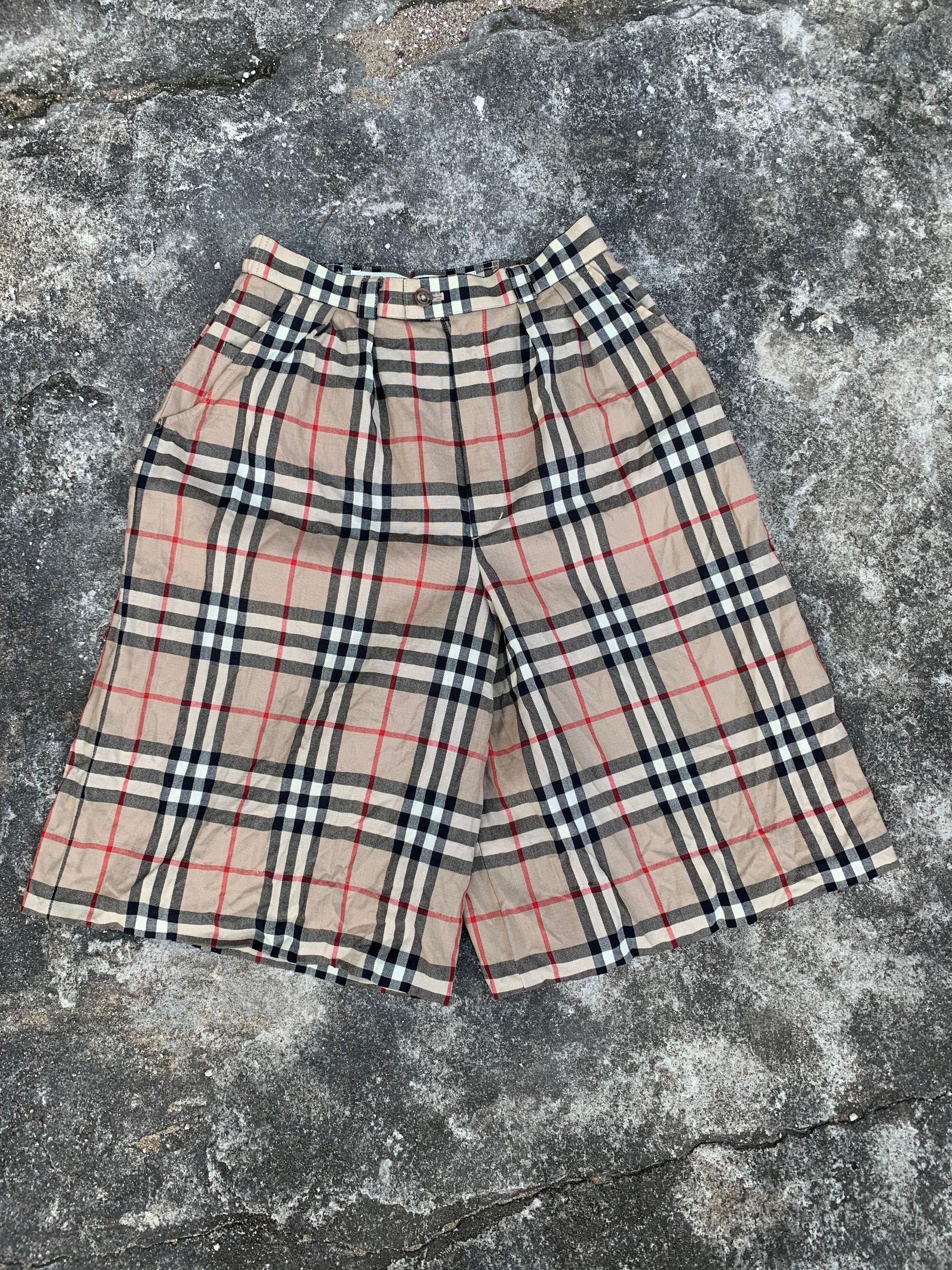 Burberry Vtg Shorts burberrys check Nova Size 28" / US 6 / IT 42 - 1 Thumbnail